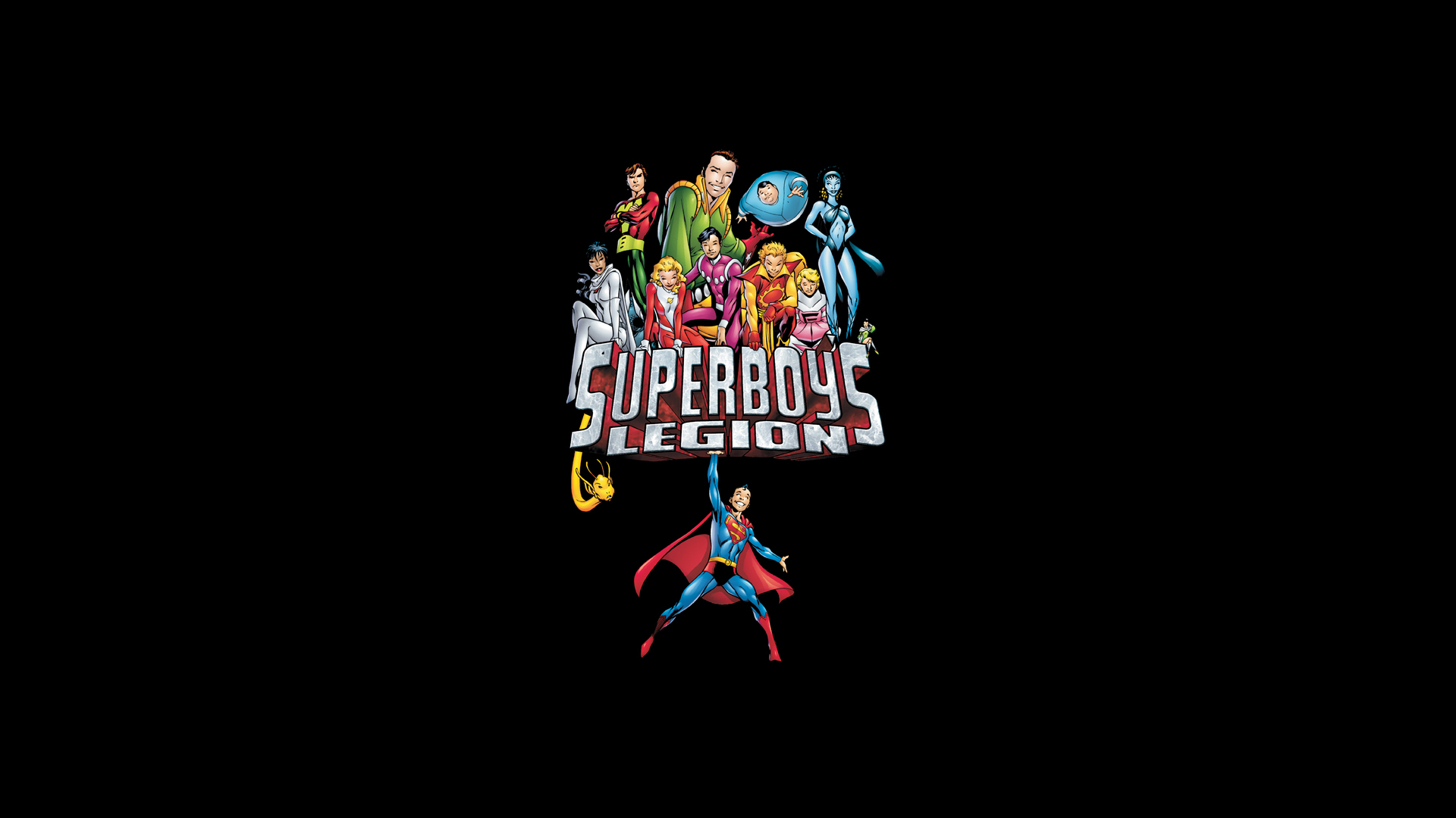 Laden Sie Superboys Legion HD-Desktop-Hintergründe herunter