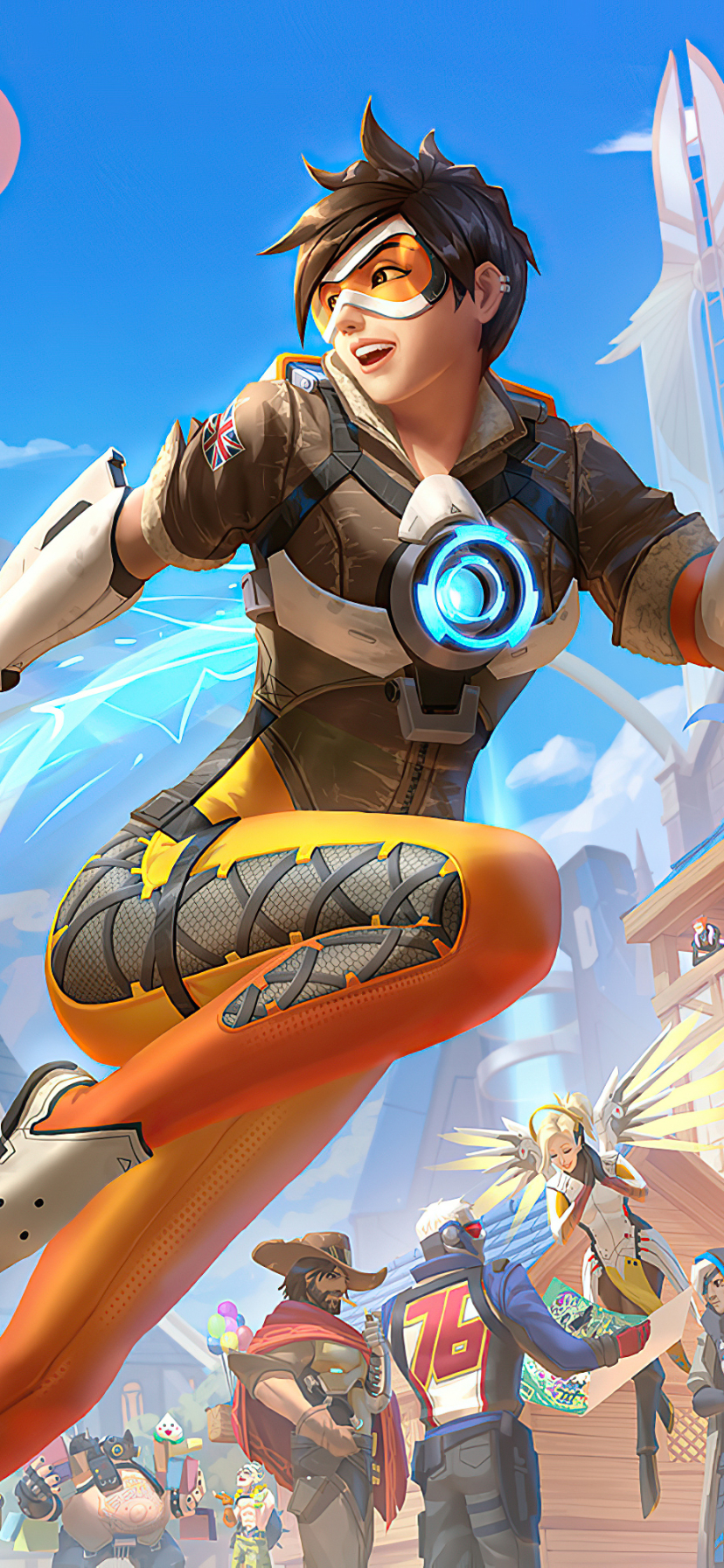 Download mobile wallpaper Overwatch, Video Game, Tracer (Overwatch) for free.