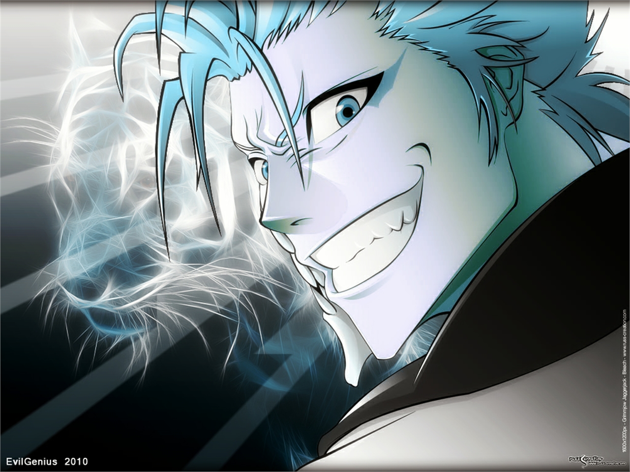 Handy-Wallpaper Bleach, Animes, Grimmjow Jaegerjaquez kostenlos herunterladen.