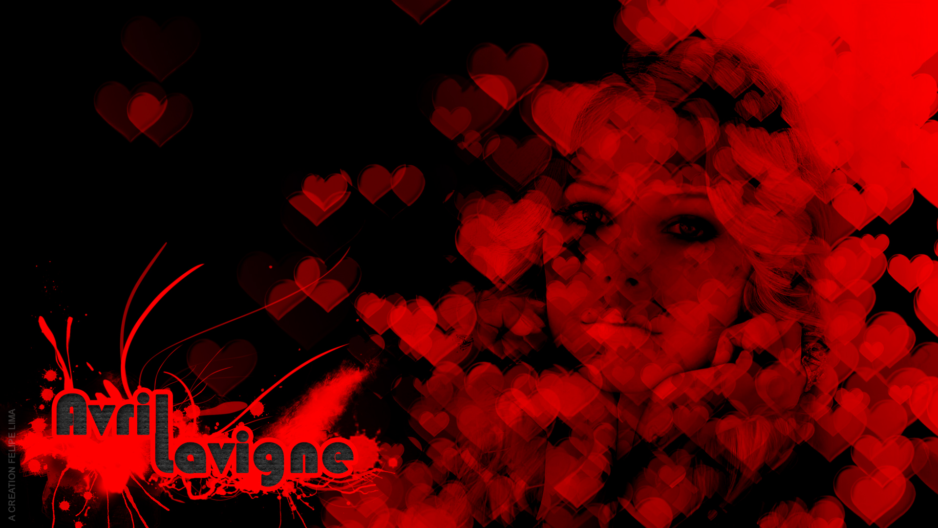 Download mobile wallpaper Music, Avril Lavigne, Heart for free.