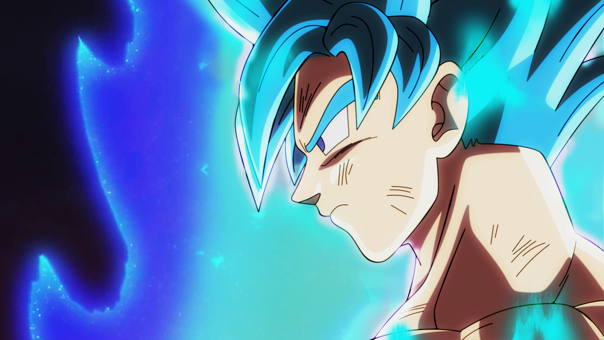 Download mobile wallpaper Anime, Goku, Super Saiyan Blue, Dragon Ball Super: Broly for free.