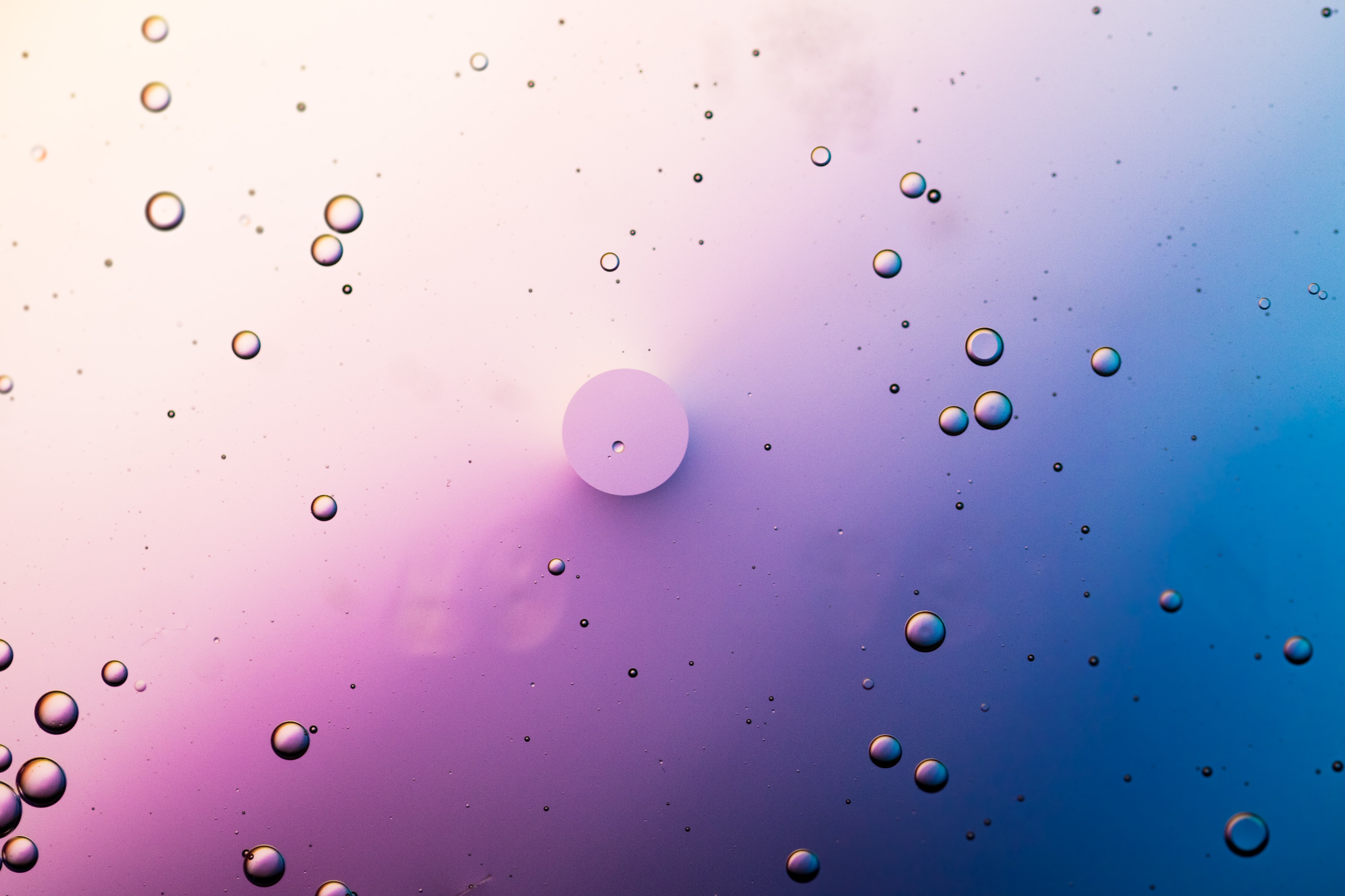 Download mobile wallpaper Gradient, Water, Abstract, Bubbles, Liquid for free.