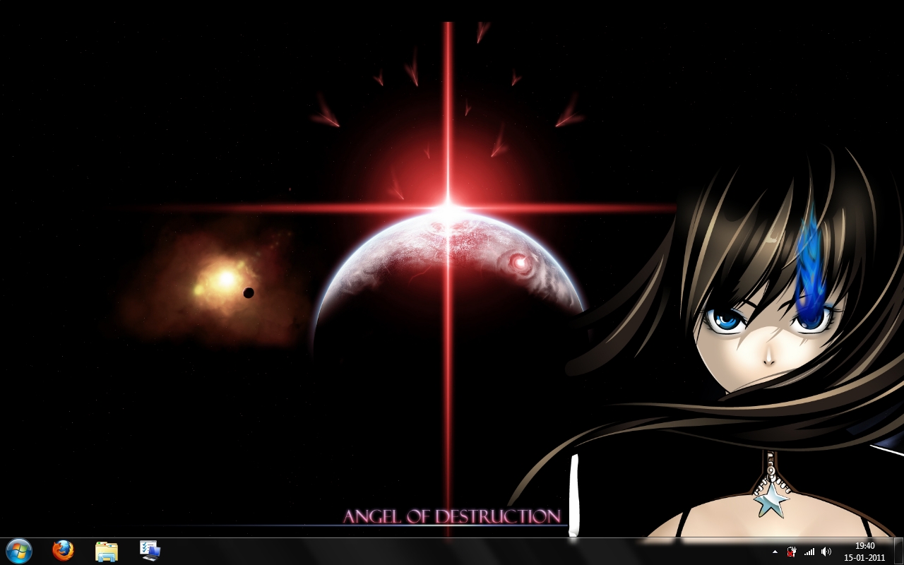 Free download wallpaper Anime, Black Rock Shooter on your PC desktop