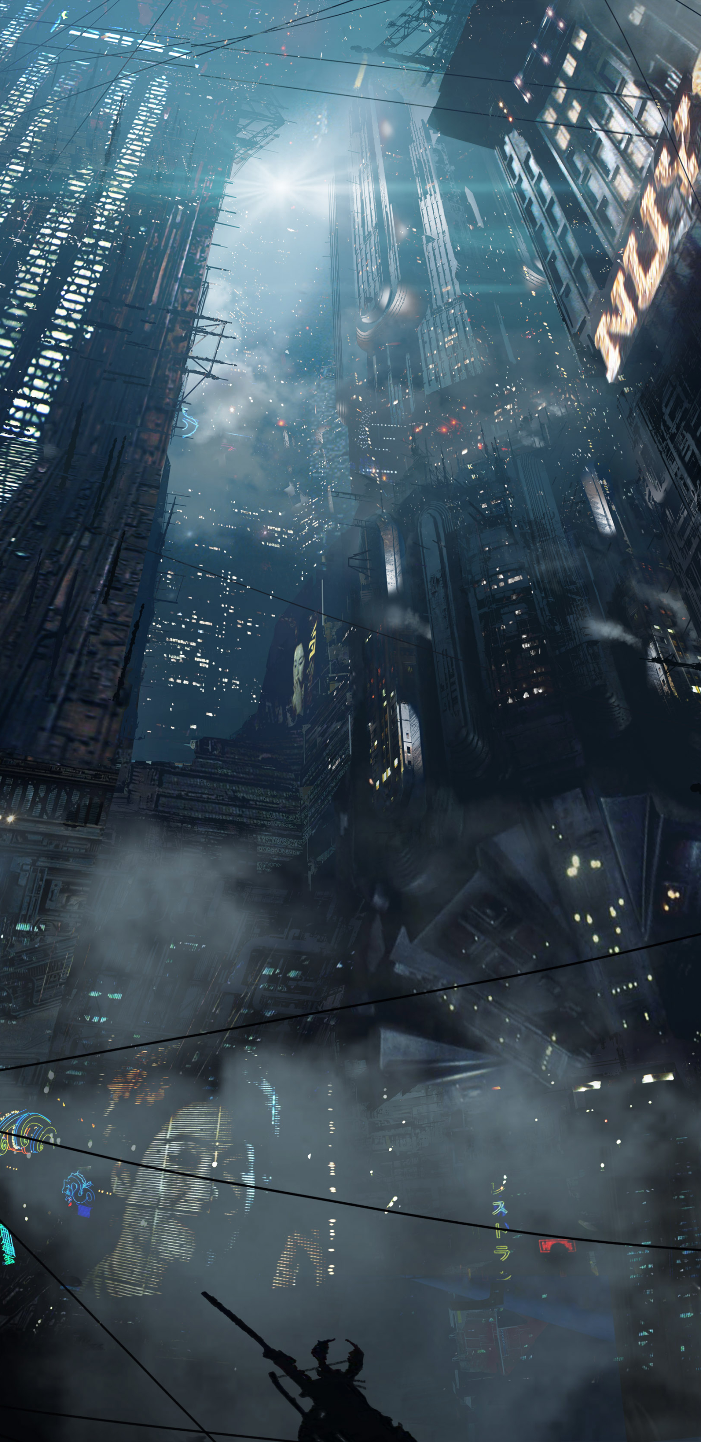 Descarga gratuita de fondo de pantalla para móvil de Ciudad, Rascacielos, Edificio, Futurista, Películas, Blade Runner 2049.