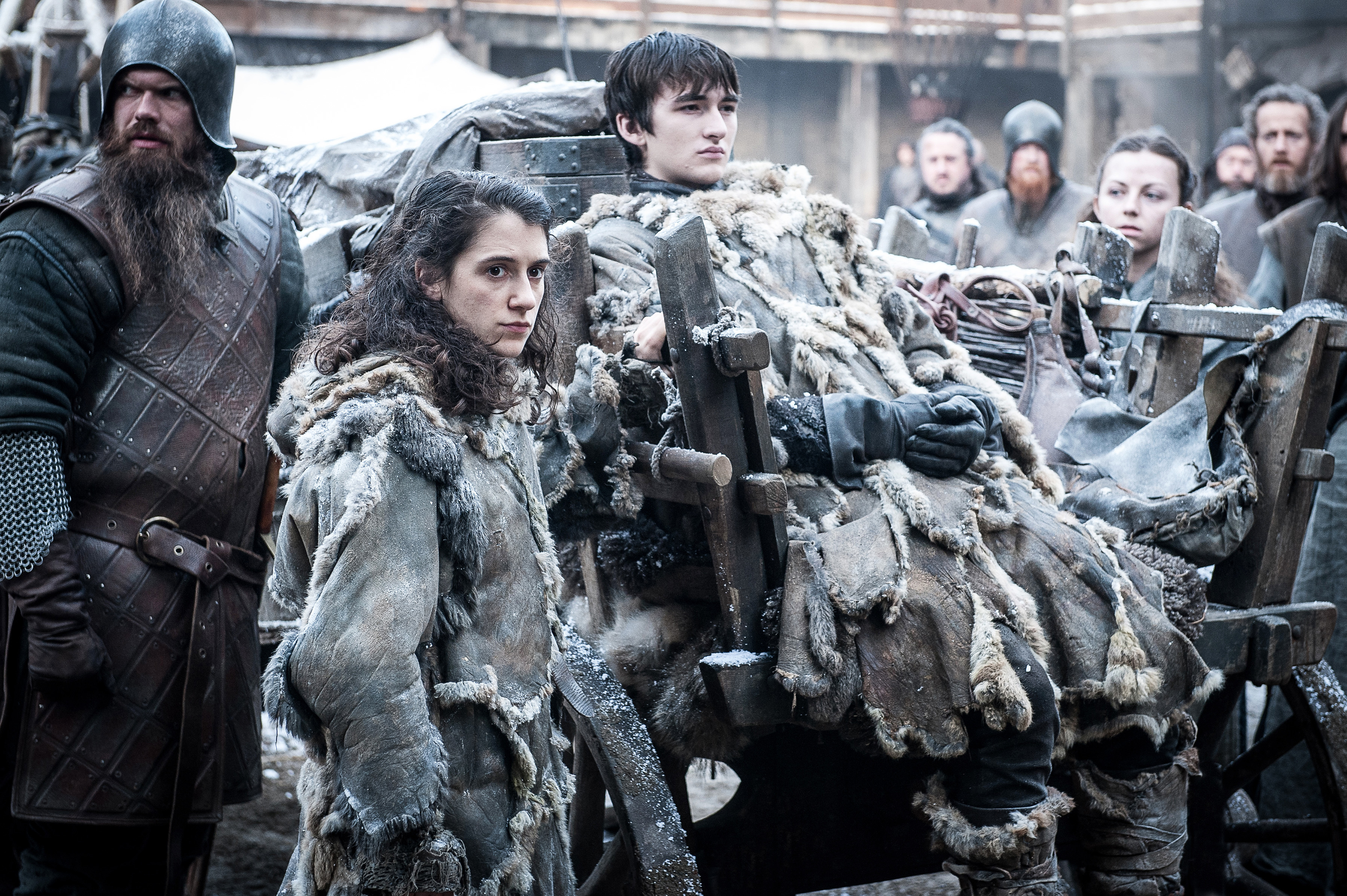 876826 baixar imagens programa de tv, a guerra dos tronos, bran stark, isaac hempstead wright, junco meera - papéis de parede e protetores de tela gratuitamente