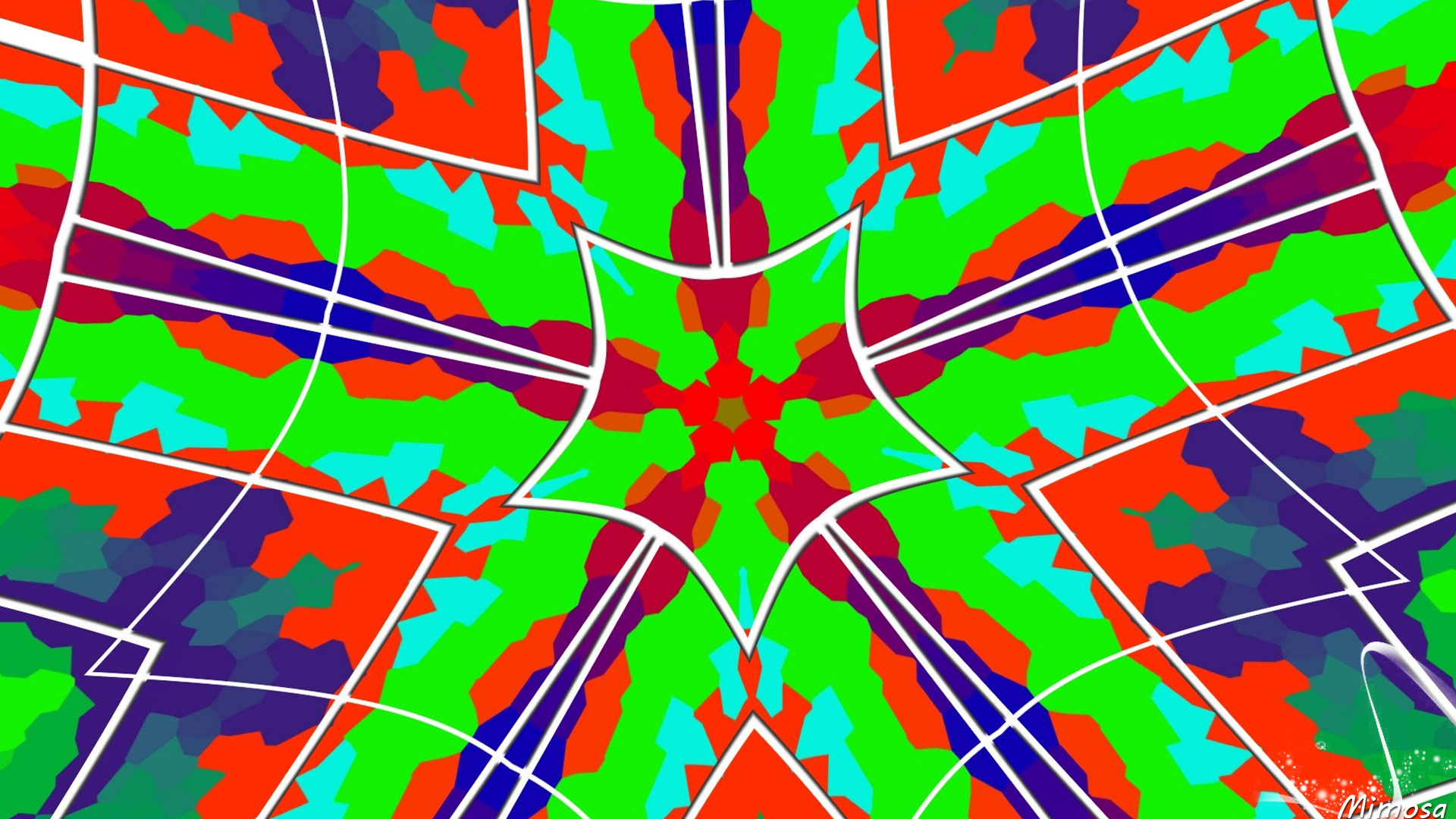 Free download wallpaper Abstract, Colors, Colorful, Kaleidoscope, Orange (Color) on your PC desktop