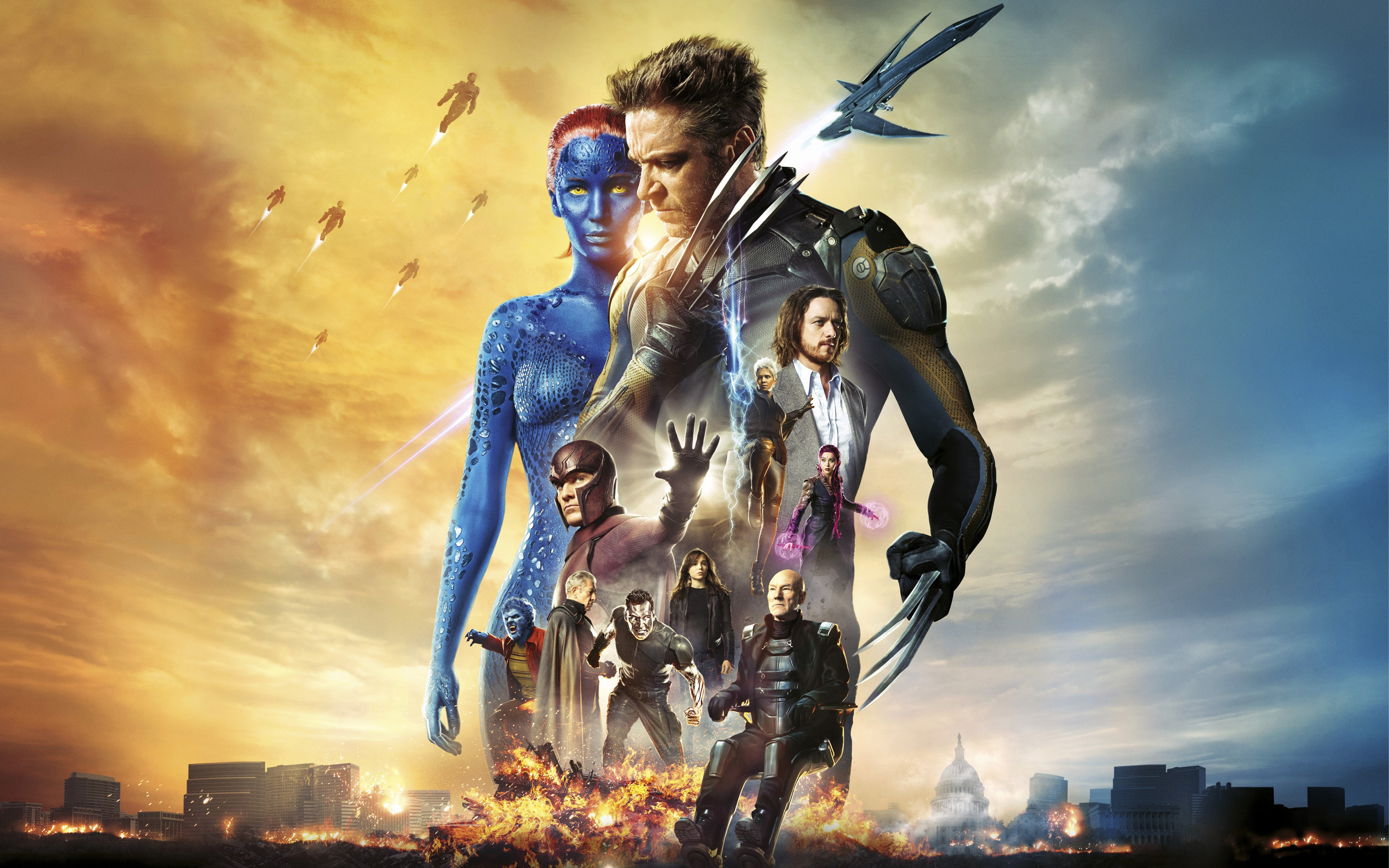 Laden Sie das Filme, X Men: Zukunft Ist Vergangenheit-Bild kostenlos auf Ihren PC-Desktop herunter
