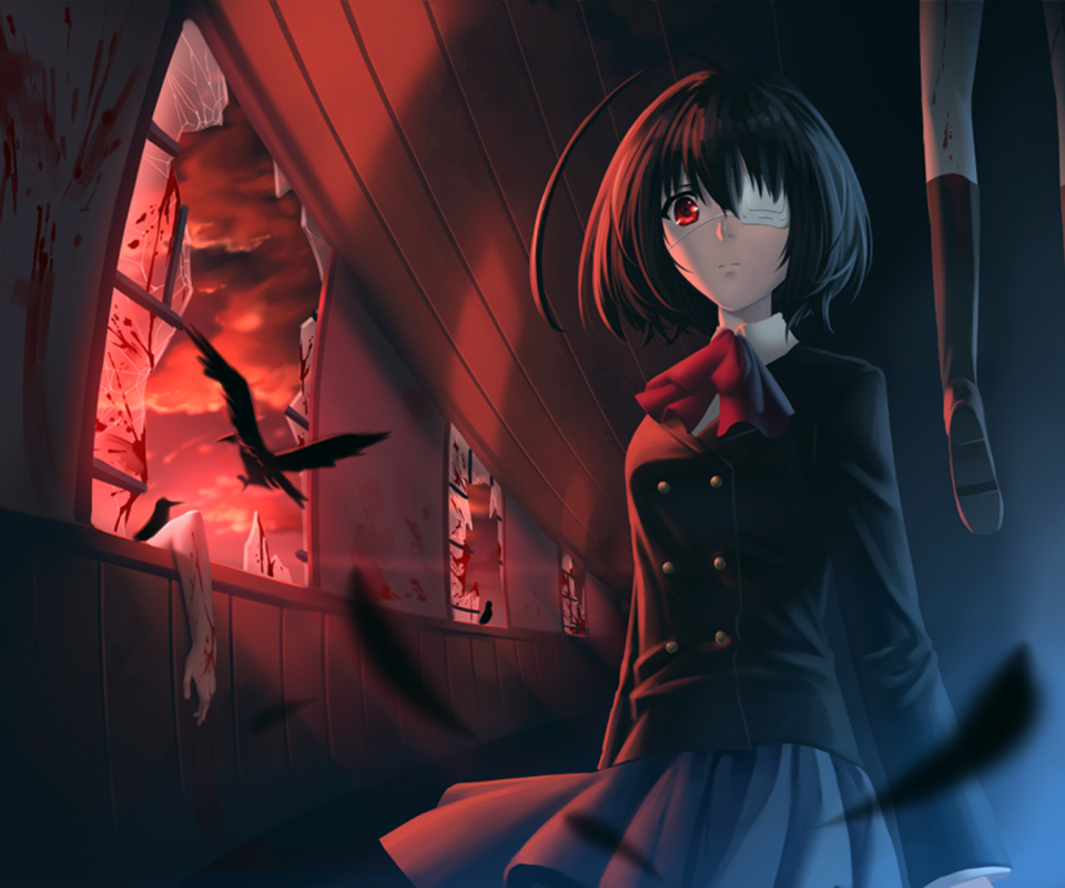 Laden Sie das Andere, Mei Misaki, Ein Anderer (Anime), Animes-Bild kostenlos auf Ihren PC-Desktop herunter