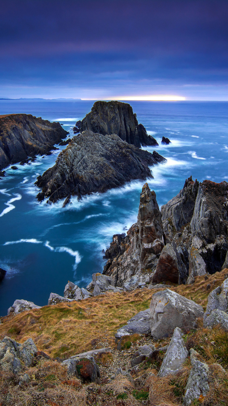 Descarga gratuita de fondo de pantalla para móvil de Costa, Océano, Tierra, Irlanda, Tierra/naturaleza.