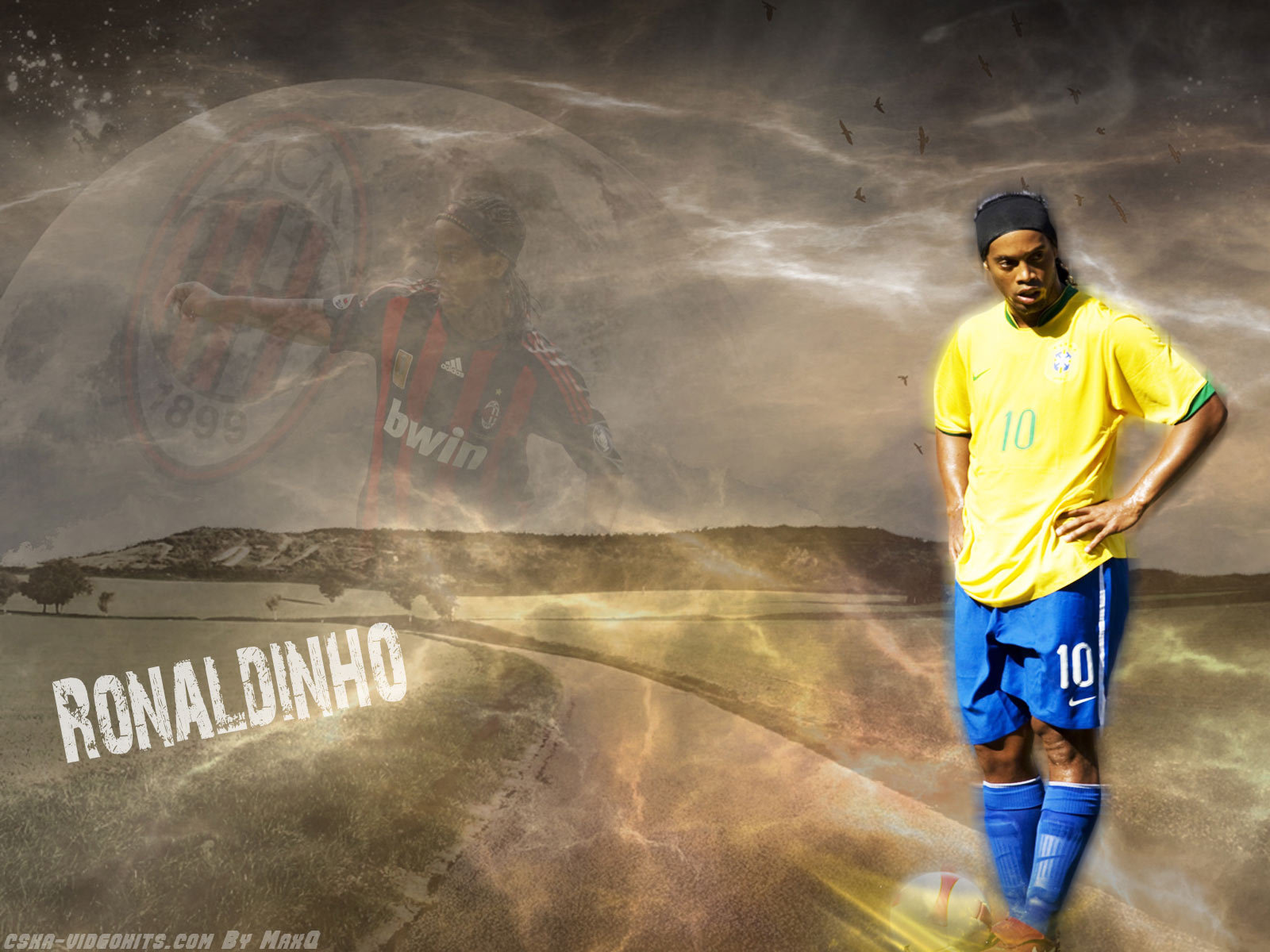 Descarga gratuita de fondo de pantalla para móvil de Personas, Deportes, Hombres, Ronaldinho, Fútbol.