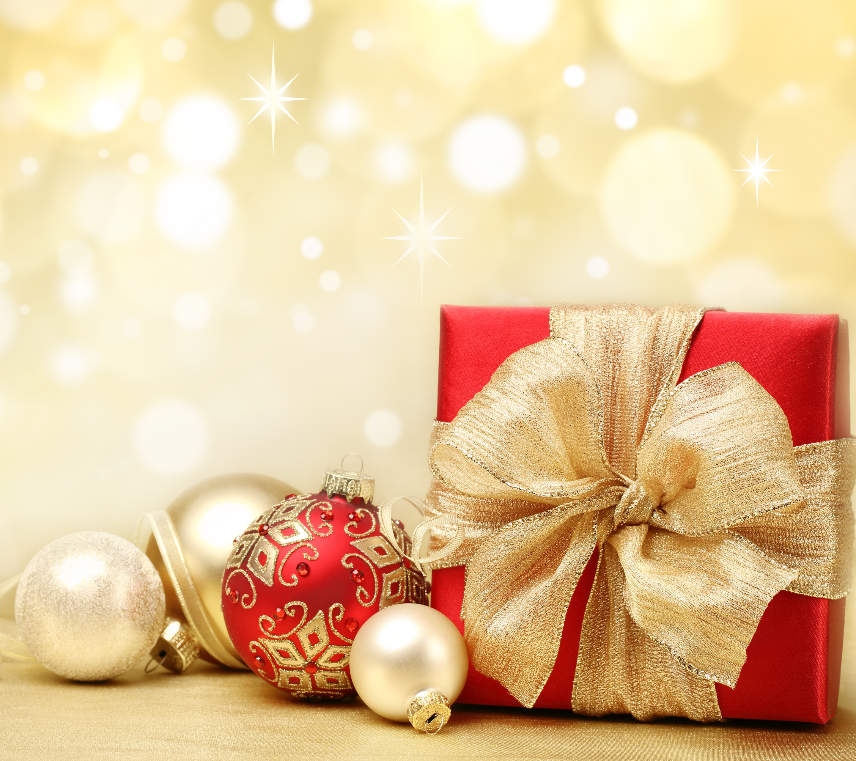 Téléchargez des papiers peints mobile Noël, Vacances, Cadeau, Décorations De Noël, Ruban gratuitement.