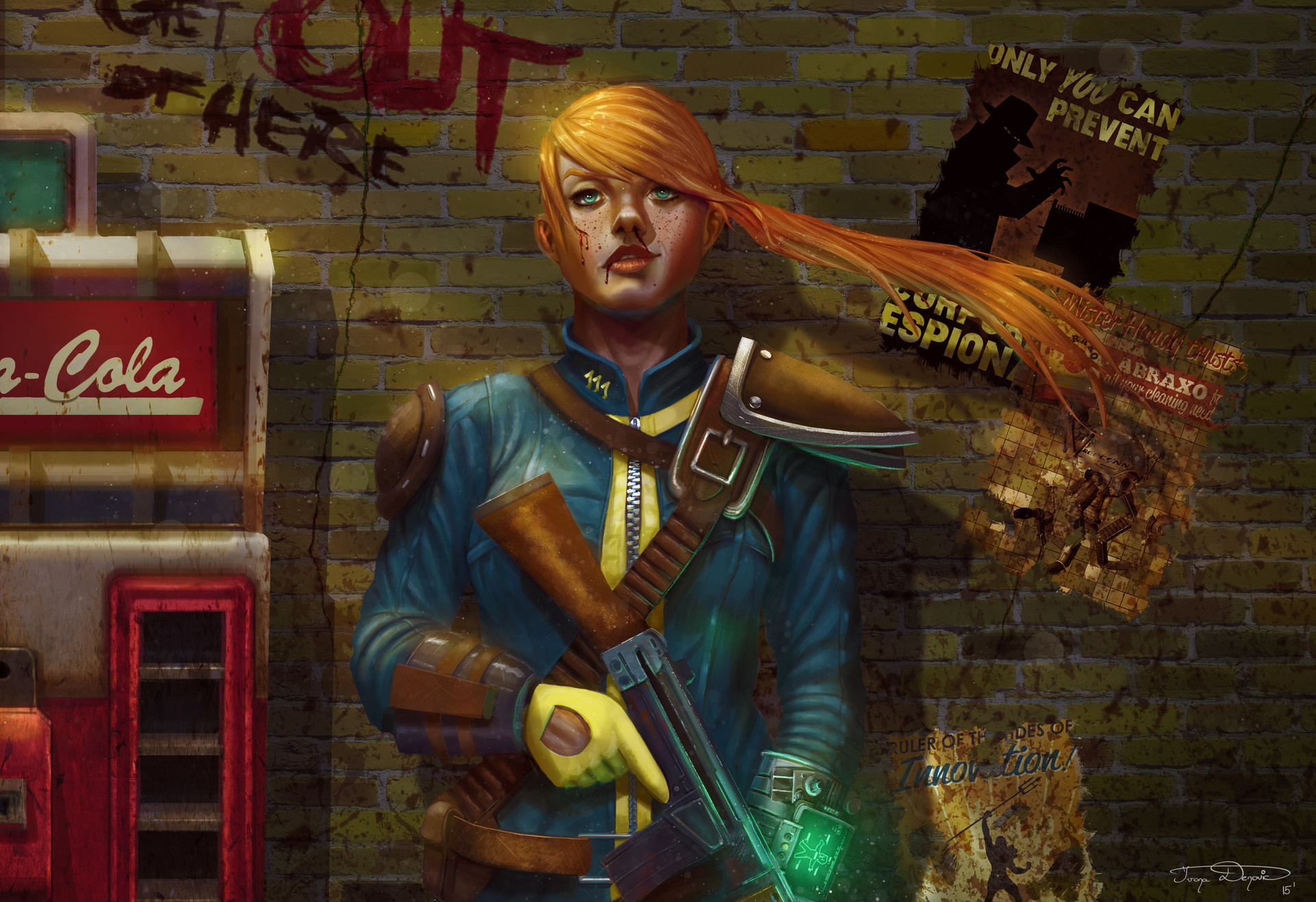 Téléchargez gratuitement l'image Tomber, Jeux Vidéo, Fallout 4, Seul Survivant (Fallout 4) sur le bureau de votre PC