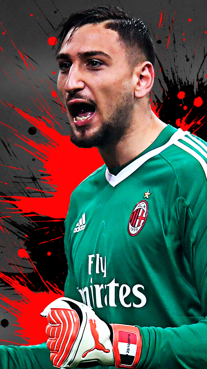 Download mobile wallpaper Sports, Soccer, Italian, A C Milan, Gianluigi Donnarumma for free.