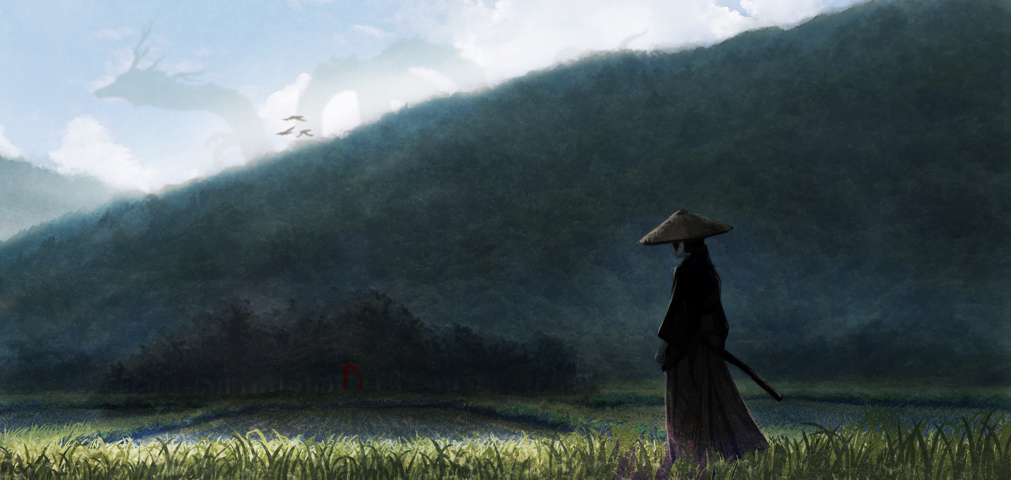 Descarga gratis la imagen Kimono, Samurai, Animado en el escritorio de tu PC