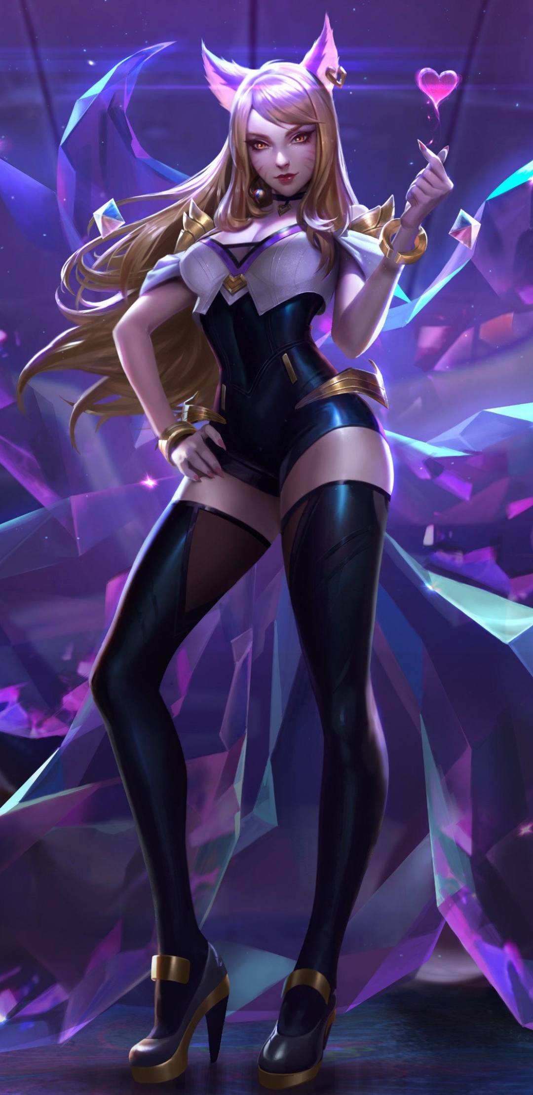 Download mobile wallpaper League Of Legends, Video Game, Ahri (League Of Legends), K/da for free.