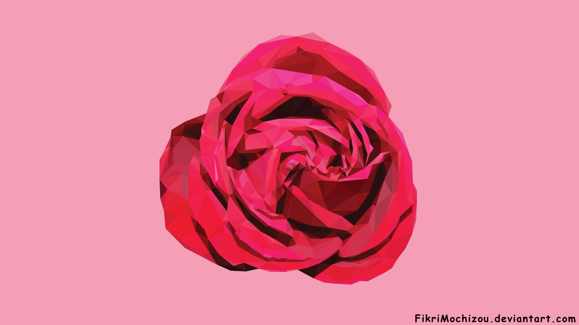 Baixar papel de parede para celular de Flores, Rosa, Flor, Facetas, Artistico gratuito.