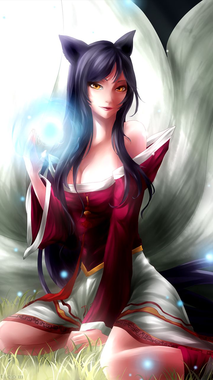 Handy-Wallpaper League Of Legends, Computerspiele, Ahri (Liga Der Legenden) kostenlos herunterladen.