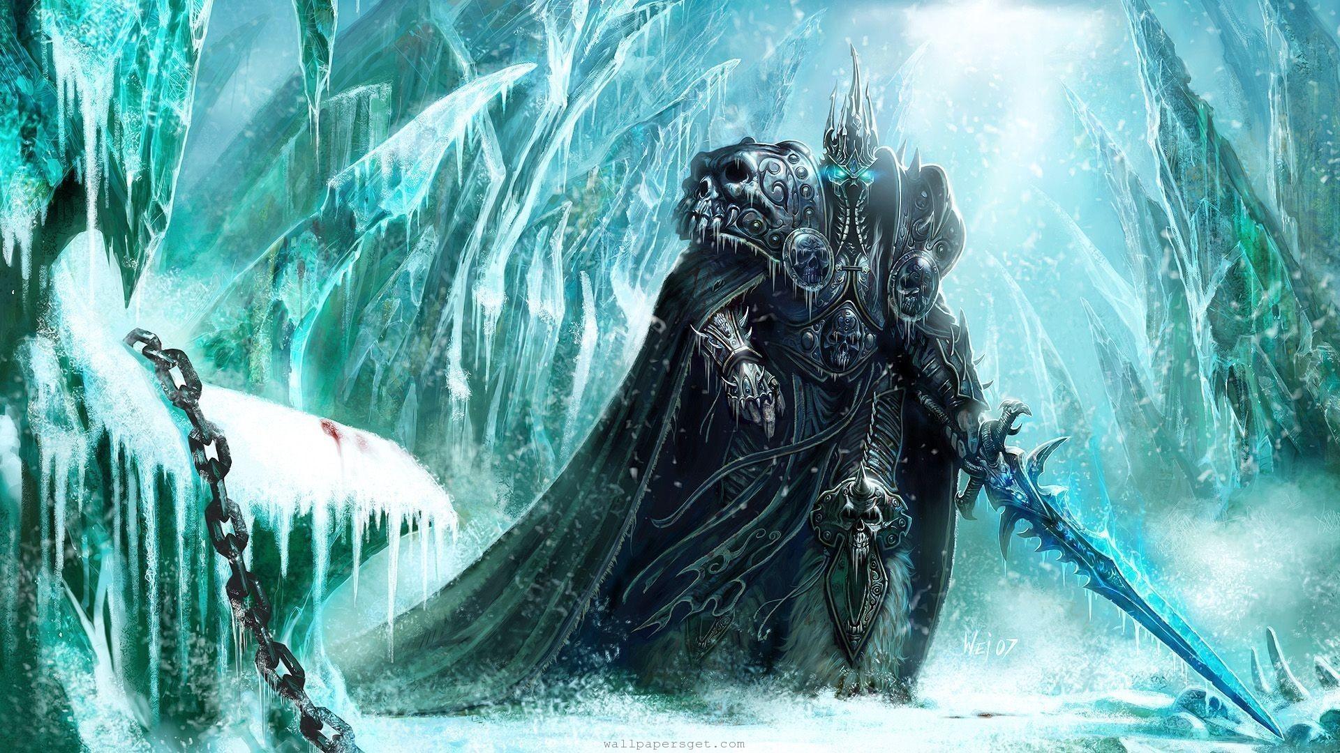 Популярные заставки и фоны Мир Warcraft: Гнев Короля Лича на компьютер
