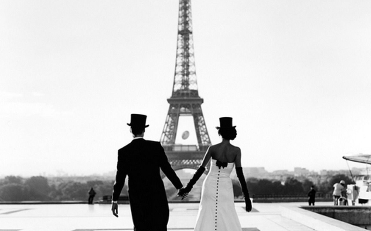 Téléchargez des papiers peints mobile Personnes, Amour, Paris, Tour Eiffel gratuitement.
