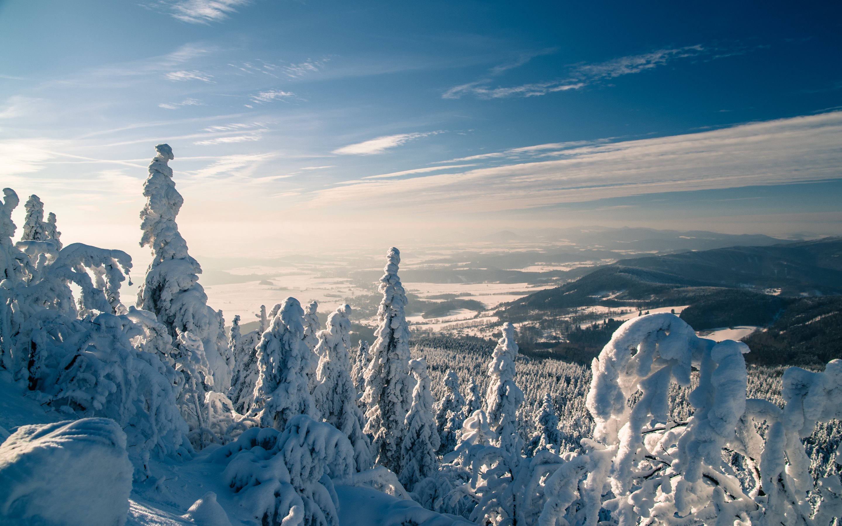 Handy-Wallpaper Landschaft, Winter, Natur, Schnee, Erde/natur kostenlos herunterladen.