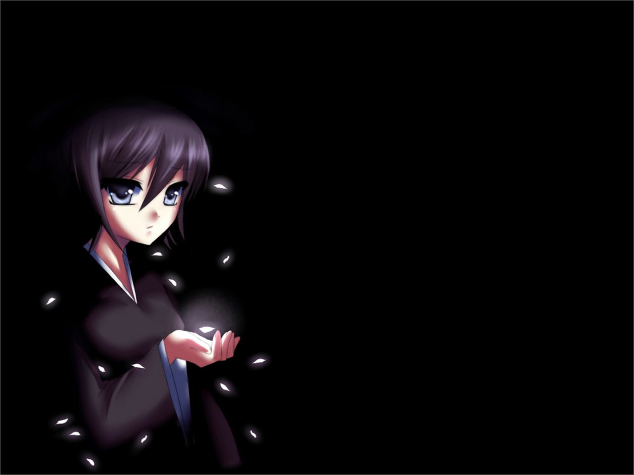 Handy-Wallpaper Bleach, Rukia Kuchiki, Animes kostenlos herunterladen.