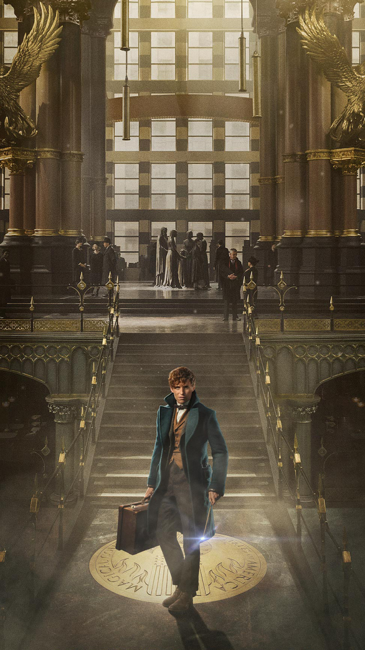 Download mobile wallpaper Harry Potter, Movie, Eddie Redmayne, Ministry Of Magic, Newt Scamander, Fantastic Beasts And Where To Find Them, Fantastic Beasts for free.