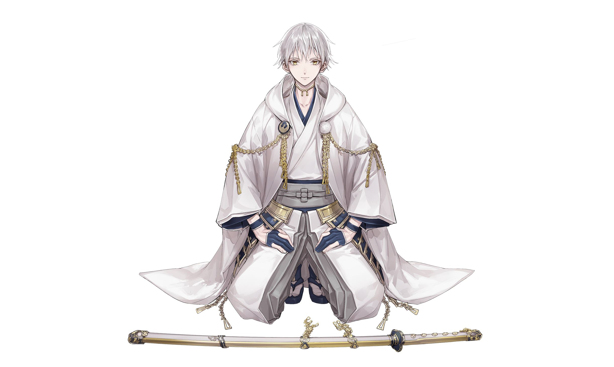 Descarga gratuita de fondo de pantalla para móvil de Animado, Touken Ranbu, Tsurumaru Kuninaga.