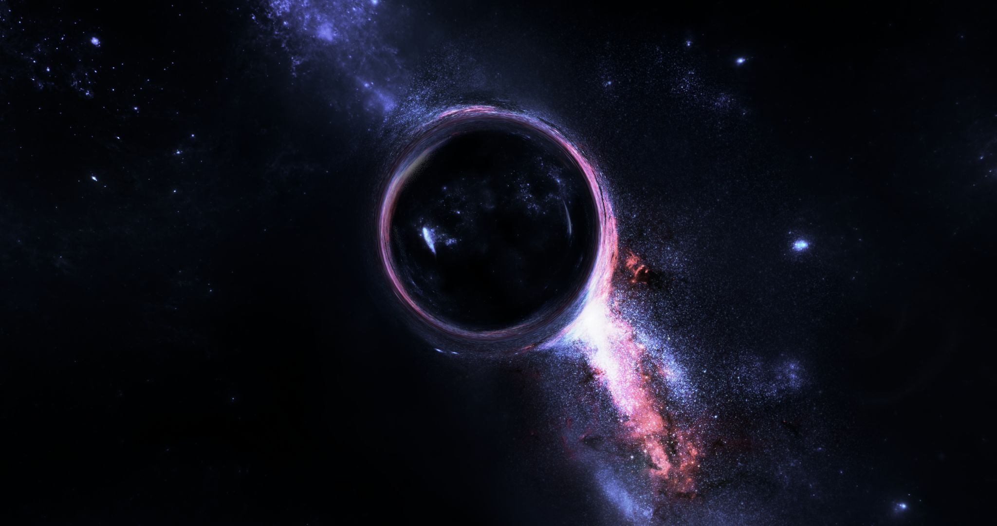 Скачать картинку Космос, Черная Дыра, Научная Фантастика в телефон бесплатно.