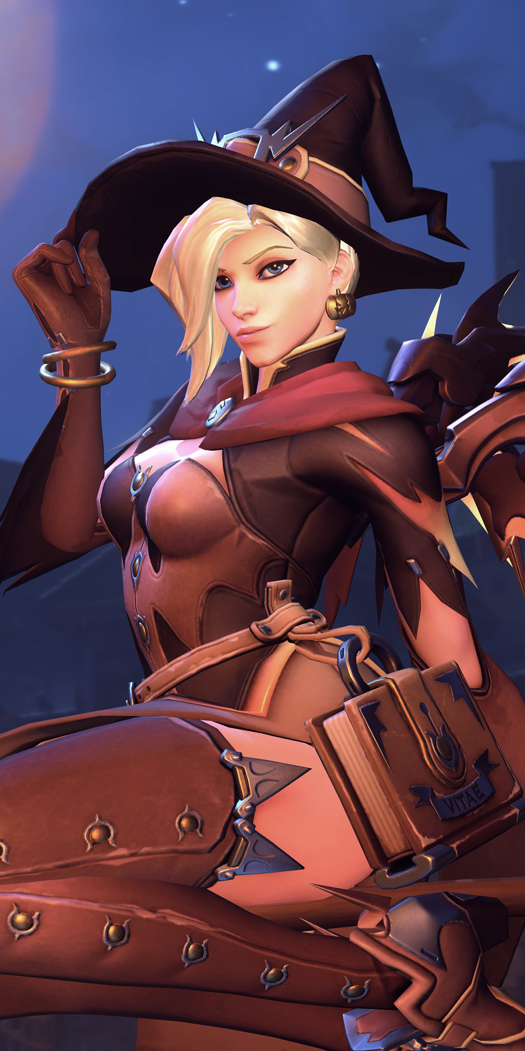 Download mobile wallpaper Witch, Overwatch, Video Game, Mercy (Overwatch) for free.