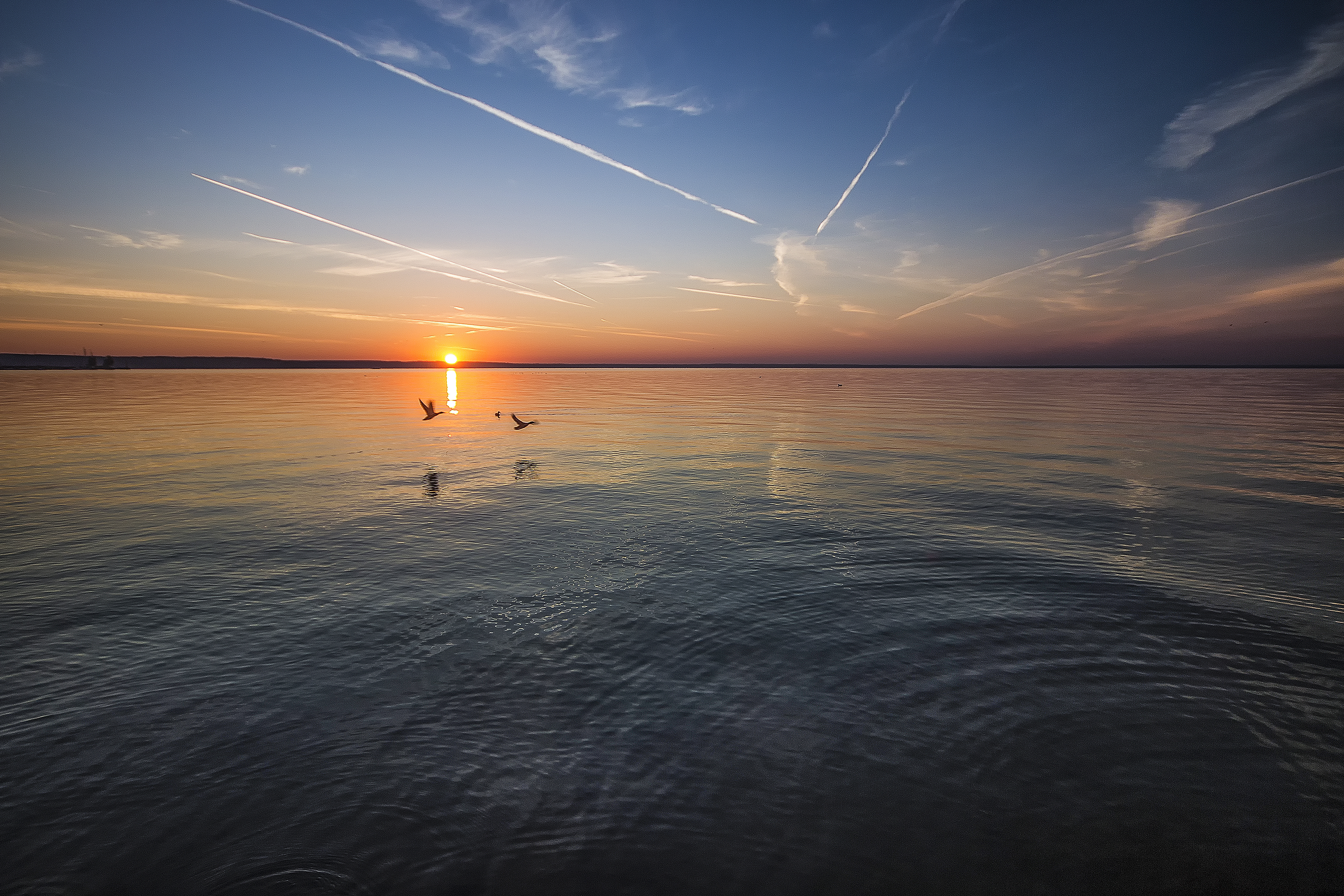 Descarga gratuita de fondo de pantalla para móvil de Naturaleza, Cielo, Amanecer, Horizonte, Océano, Tierra/naturaleza.