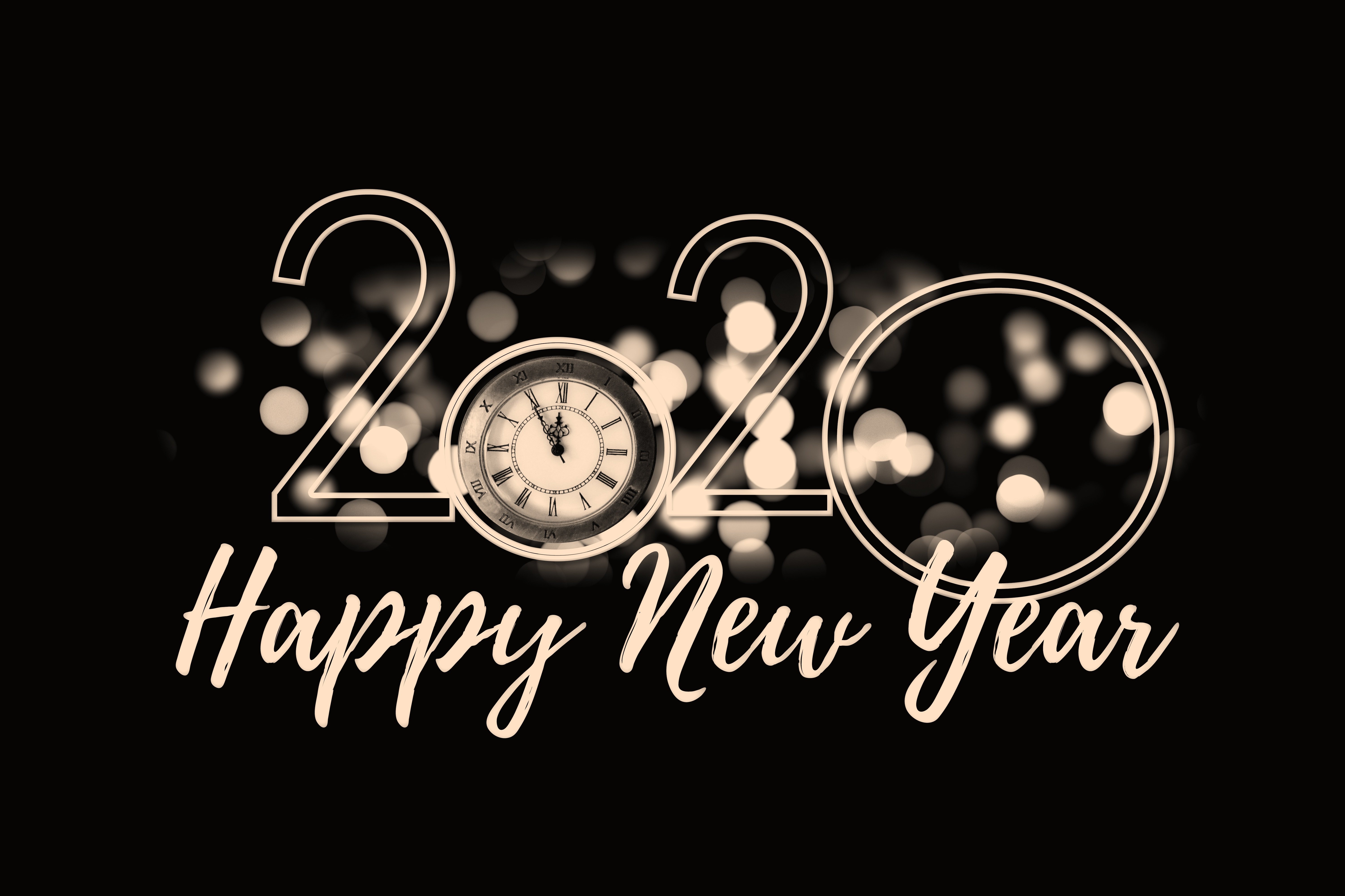 966621 Hintergrundbild herunterladen feiertage, neujahr 2020, frohes neues jahr, neujahr - Bildschirmschoner und Bilder kostenlos