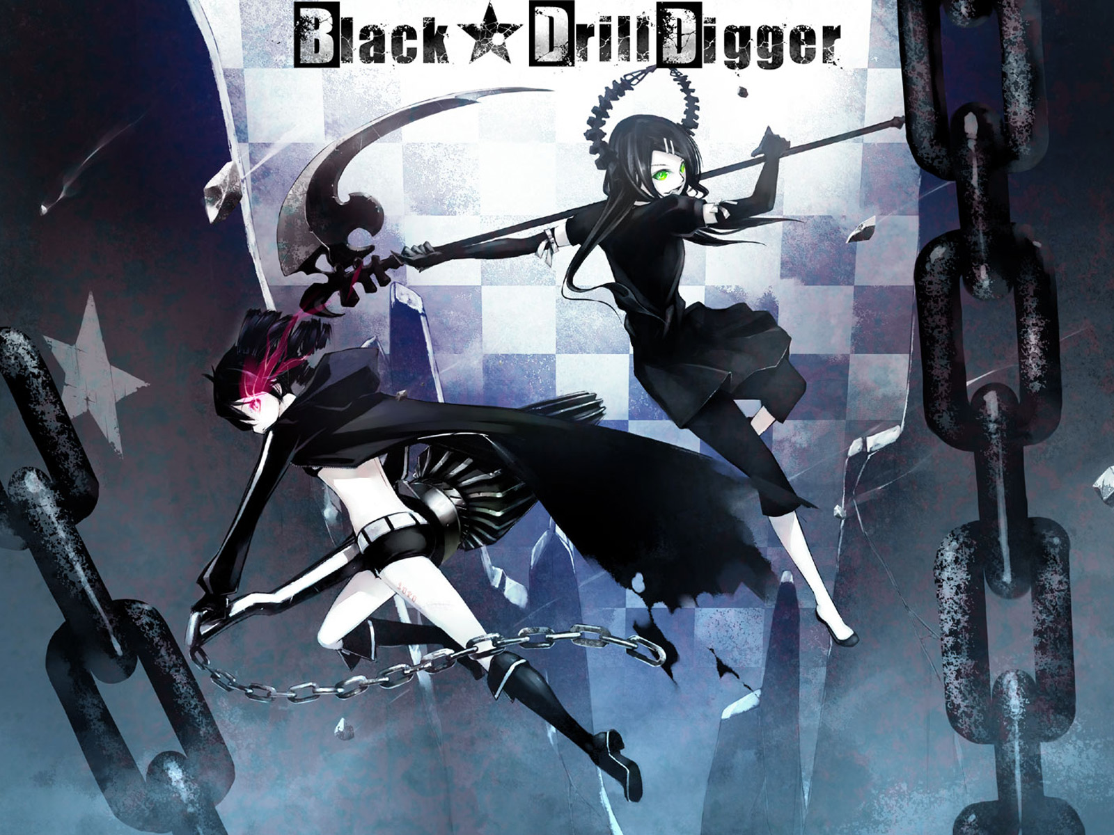 Handy-Wallpaper Animes, Burakku Rokku Shuta, Wahnsinniger Black Rock Shooter, Dead Master (Black Rock Shooter) kostenlos herunterladen.