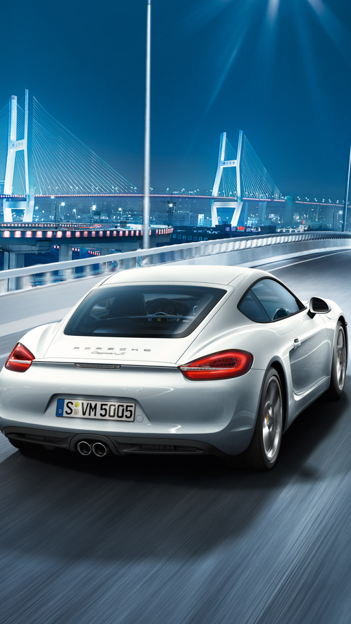 Baixar papel de parede para celular de Porsche, Carro, Porsche Cayman, Porsche Cayman S, Veículo, Veículos, Carro Branco gratuito.