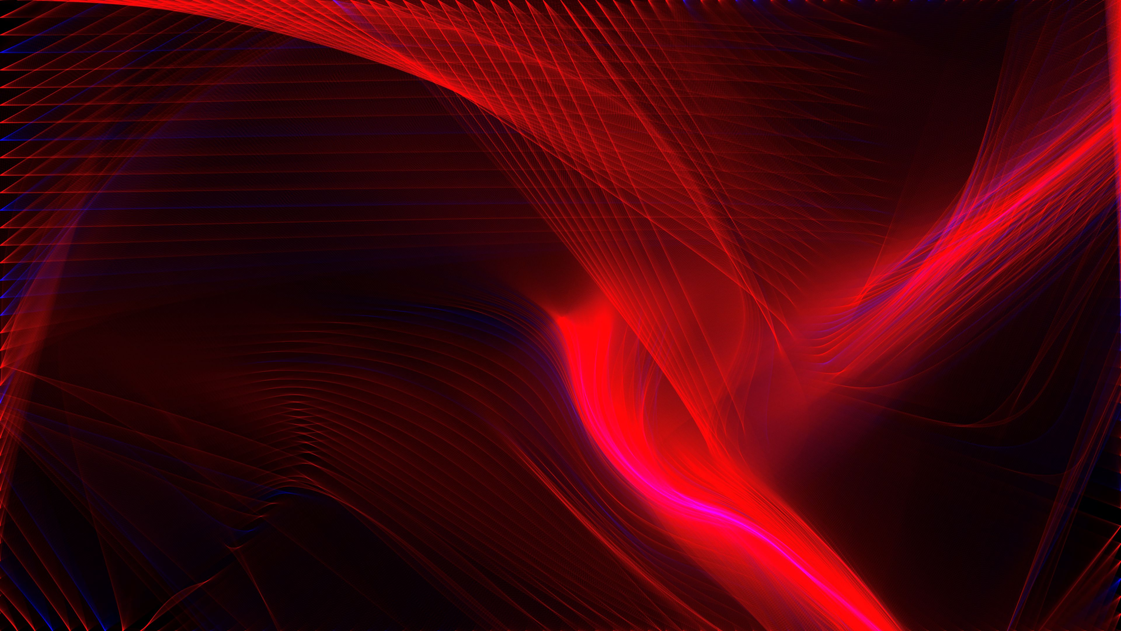 Download mobile wallpaper Wavy, Waves, Glow, Lines, Abstract, Neon for free.
