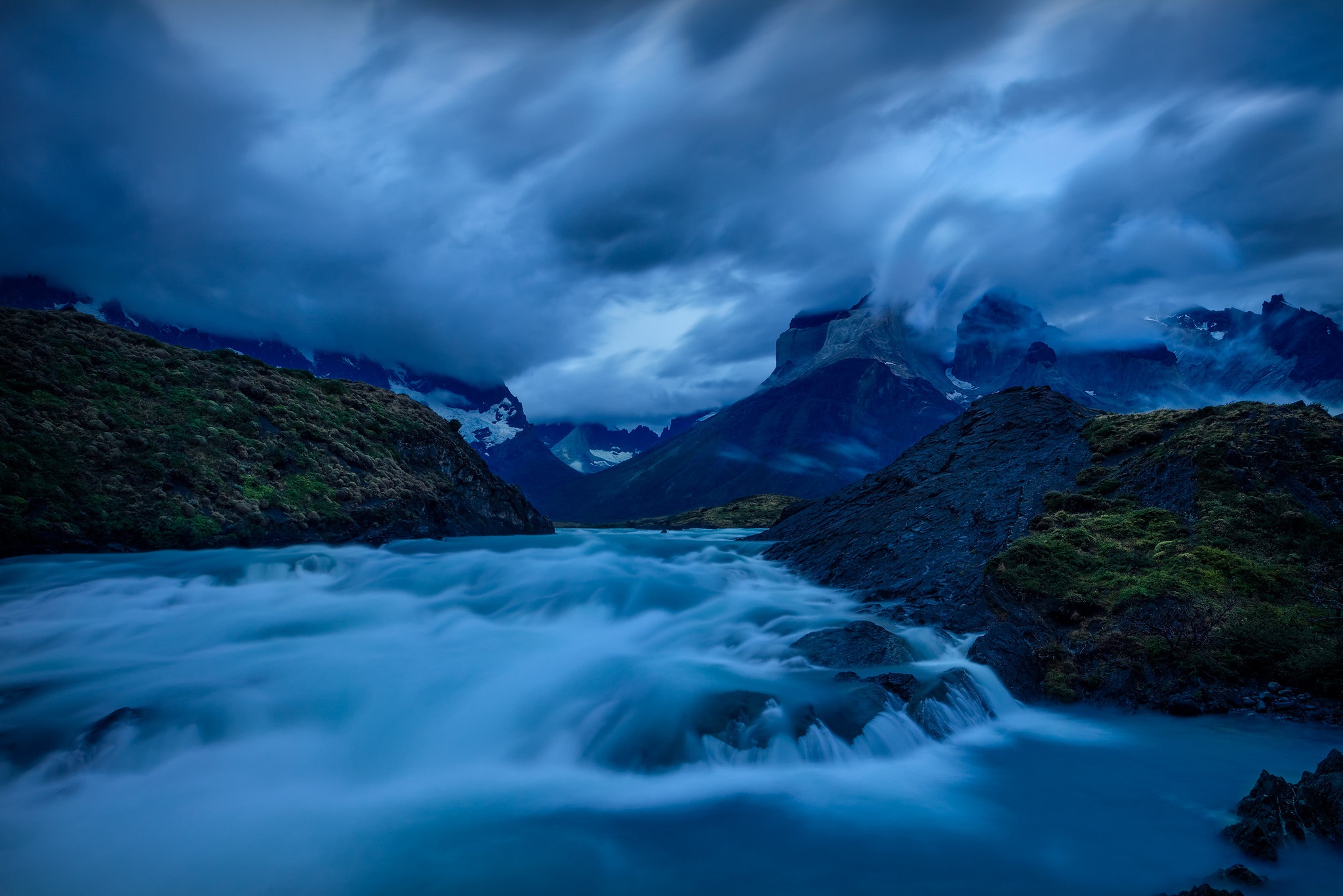 486383 Hintergrundbild herunterladen erde/natur, see, chile, wolke, gebirge, patagonien, seen - Bildschirmschoner und Bilder kostenlos