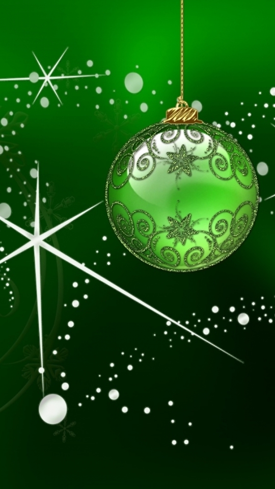 Скачать картинку Рождество, Зеленый, Рождественские Украшения, Праздничные в телефон бесплатно.