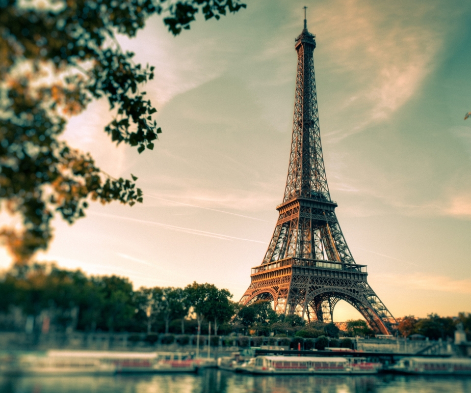 Download mobile wallpaper Eiffel Tower, Monuments, Tilt Shift, Man Made for free.
