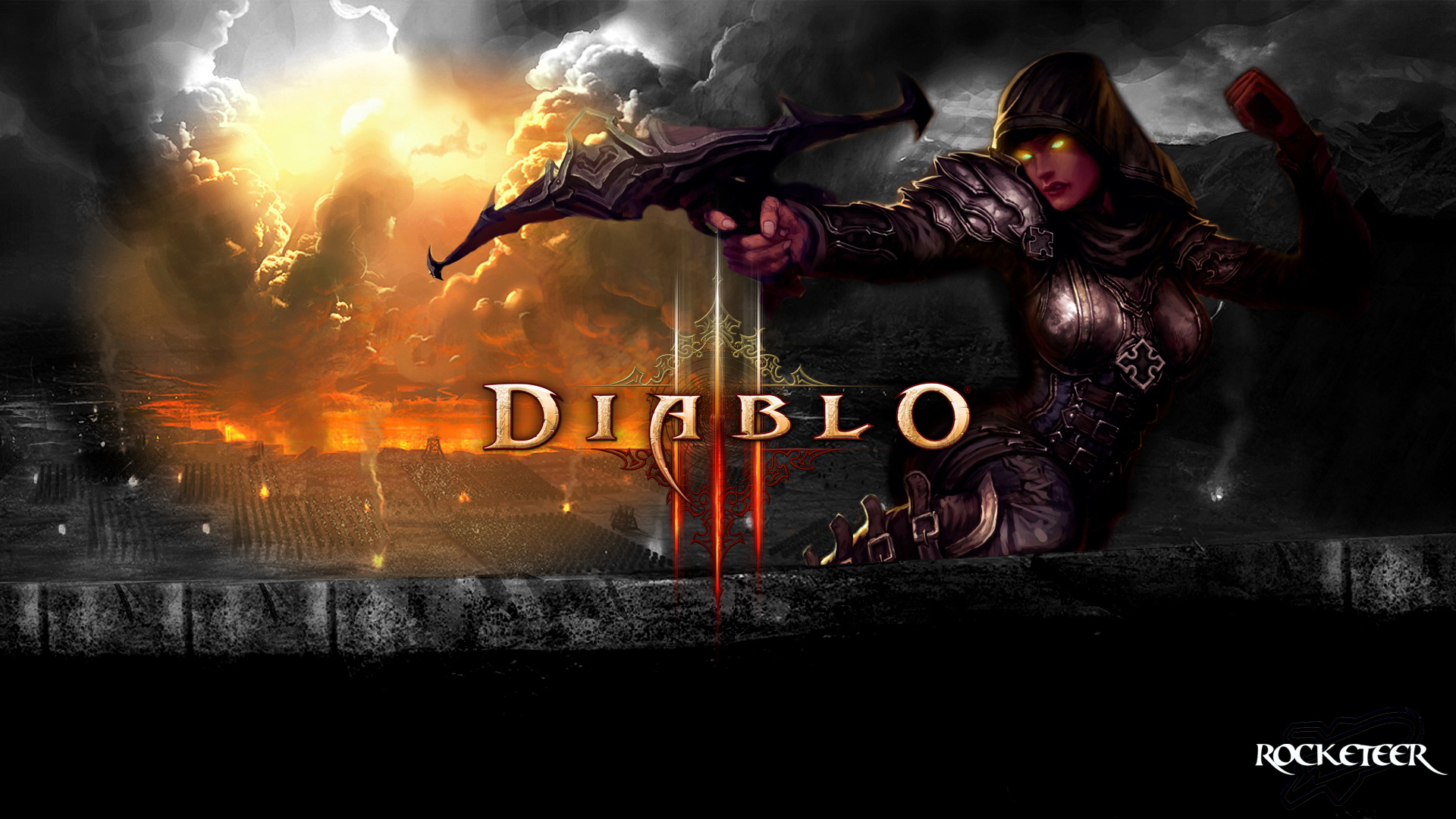 Скачать картинку Охотник На Демонов (Diablo Iii), Диабло Iii, Диабло, Видеоигры в телефон бесплатно.