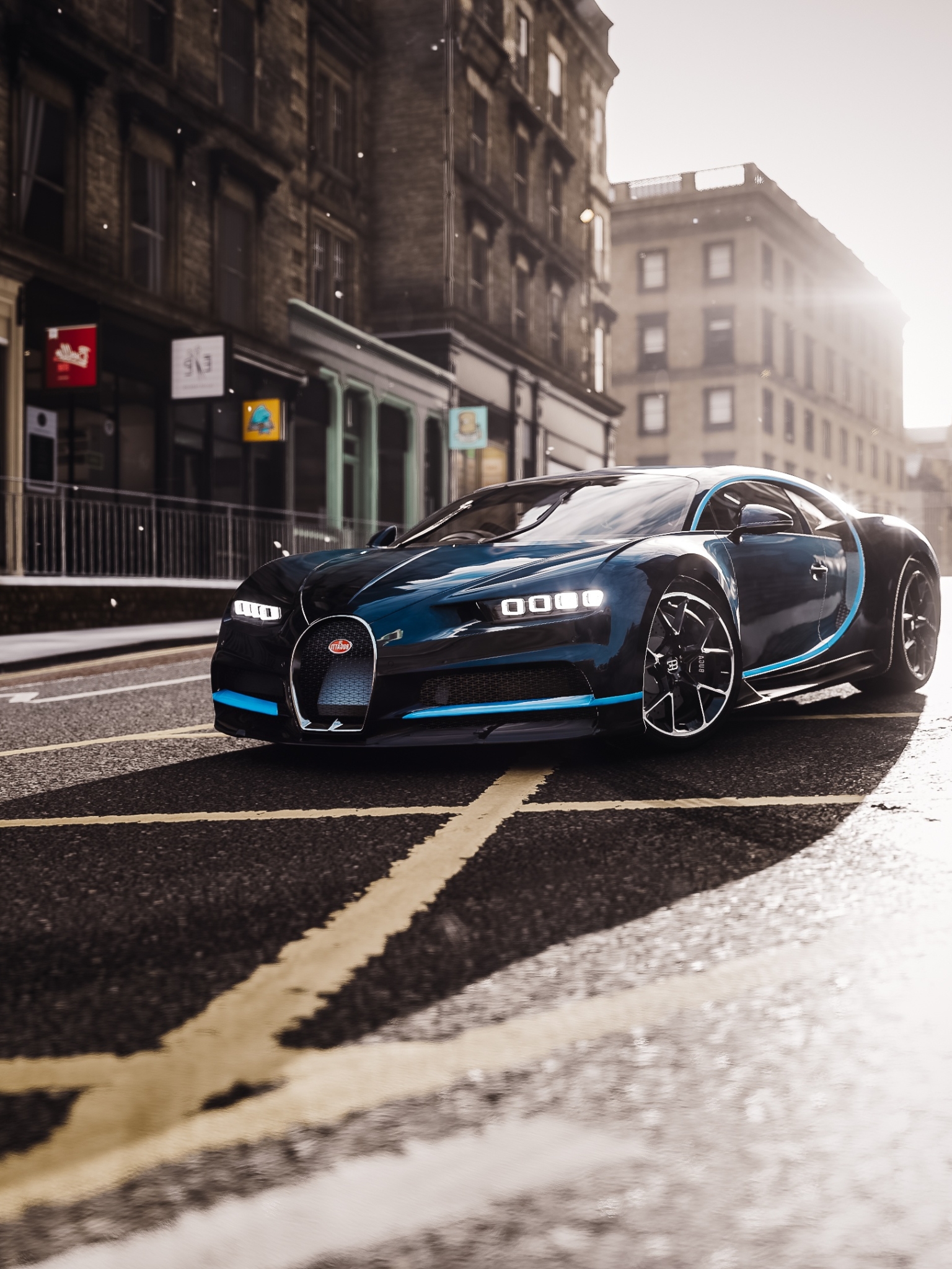 Téléchargez des papiers peints mobile Bugatti Chiron, Jeux Vidéo, Forza Horizon 4, Forza gratuitement.