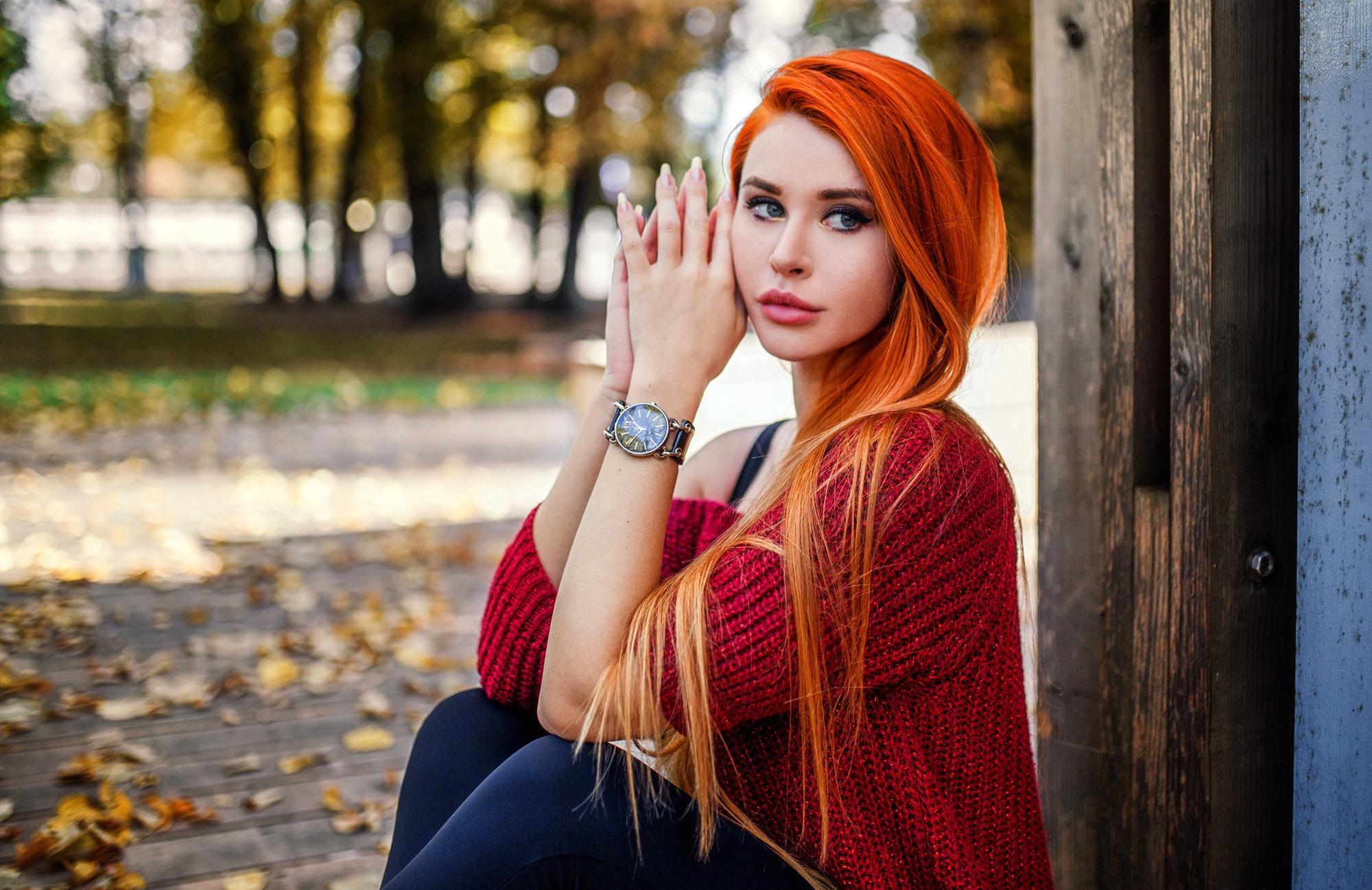 Free download wallpaper Redhead, Model, Women, Depth Of Field on your PC desktop