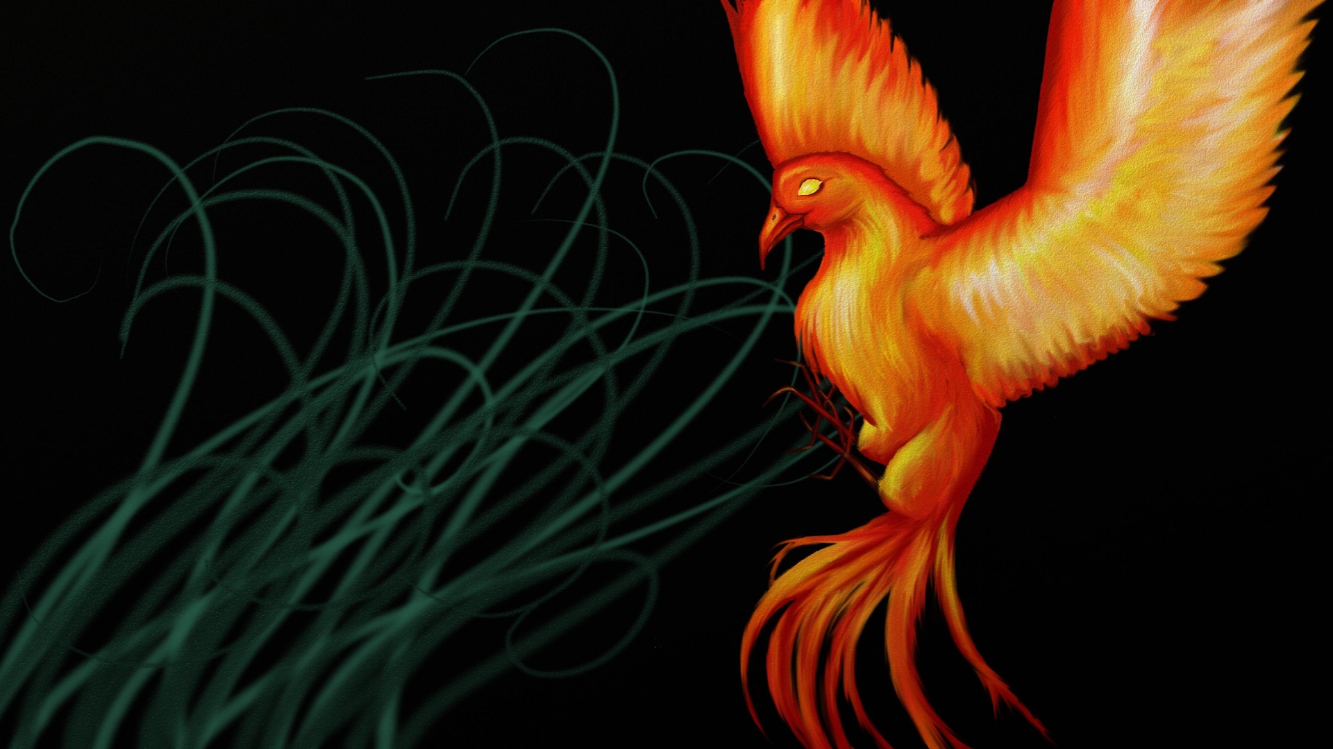 Free download wallpaper Fantasy, Phoenix, Fantasy Animals on your PC desktop