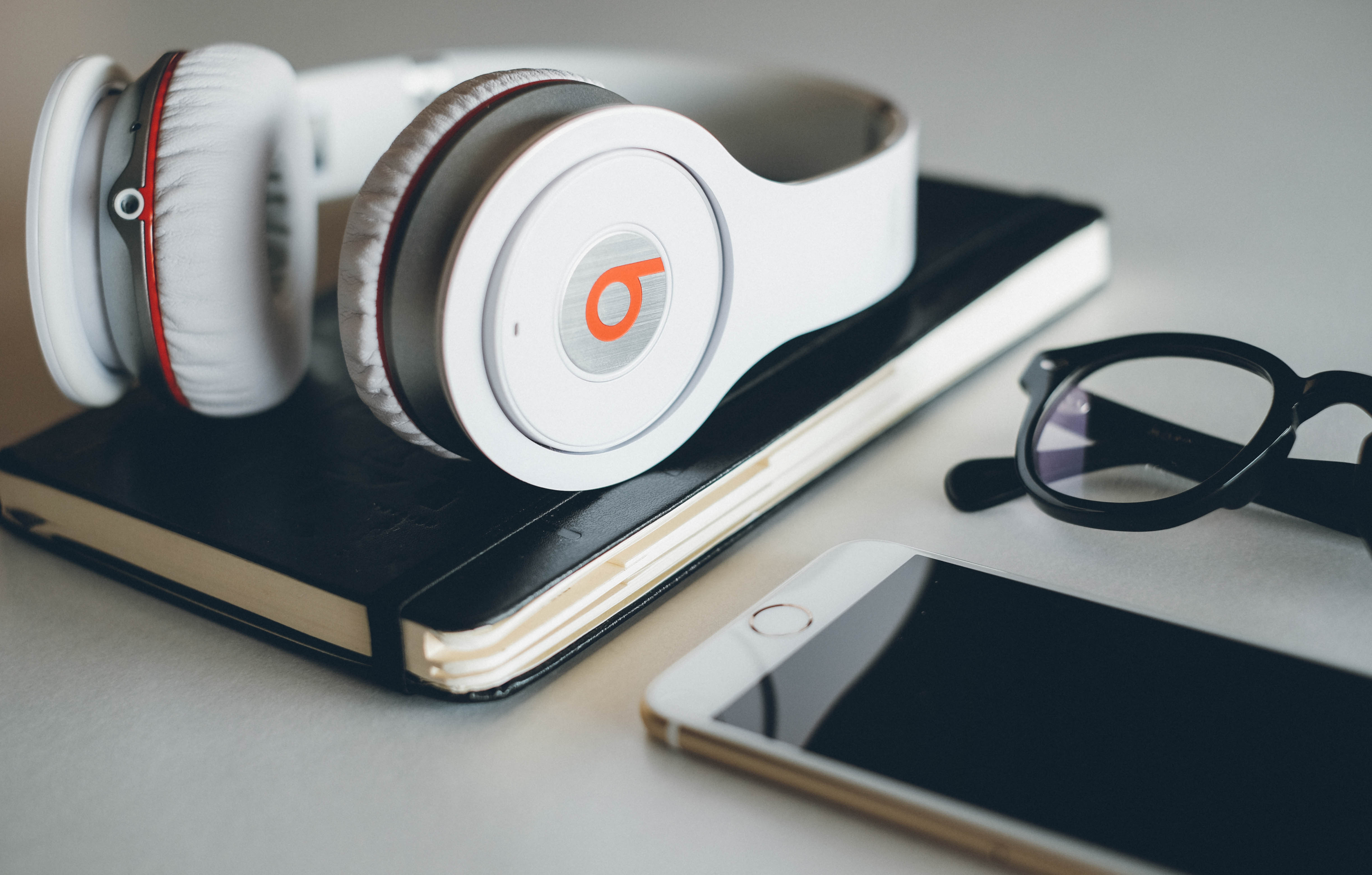 products, beats, beats audio, book, glasses, headphones, iphone