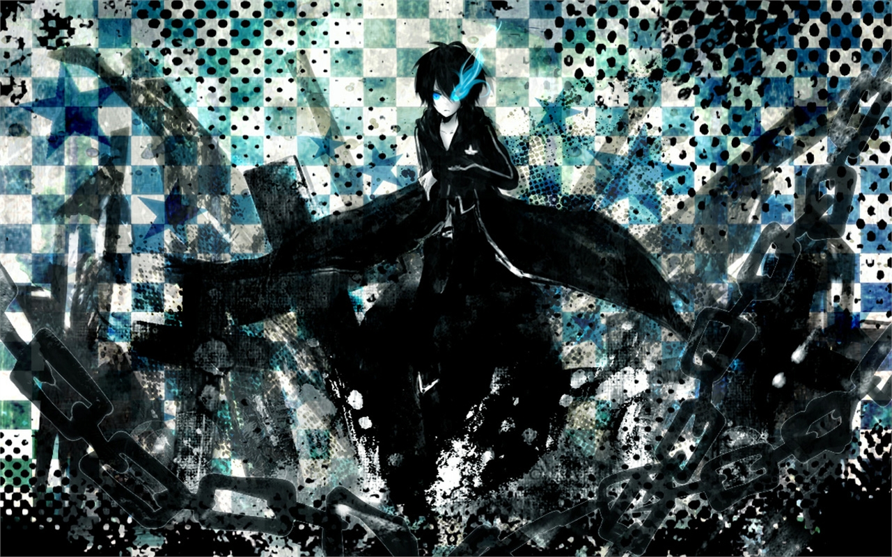 Download mobile wallpaper Anime, Black Rock Shooter for free.