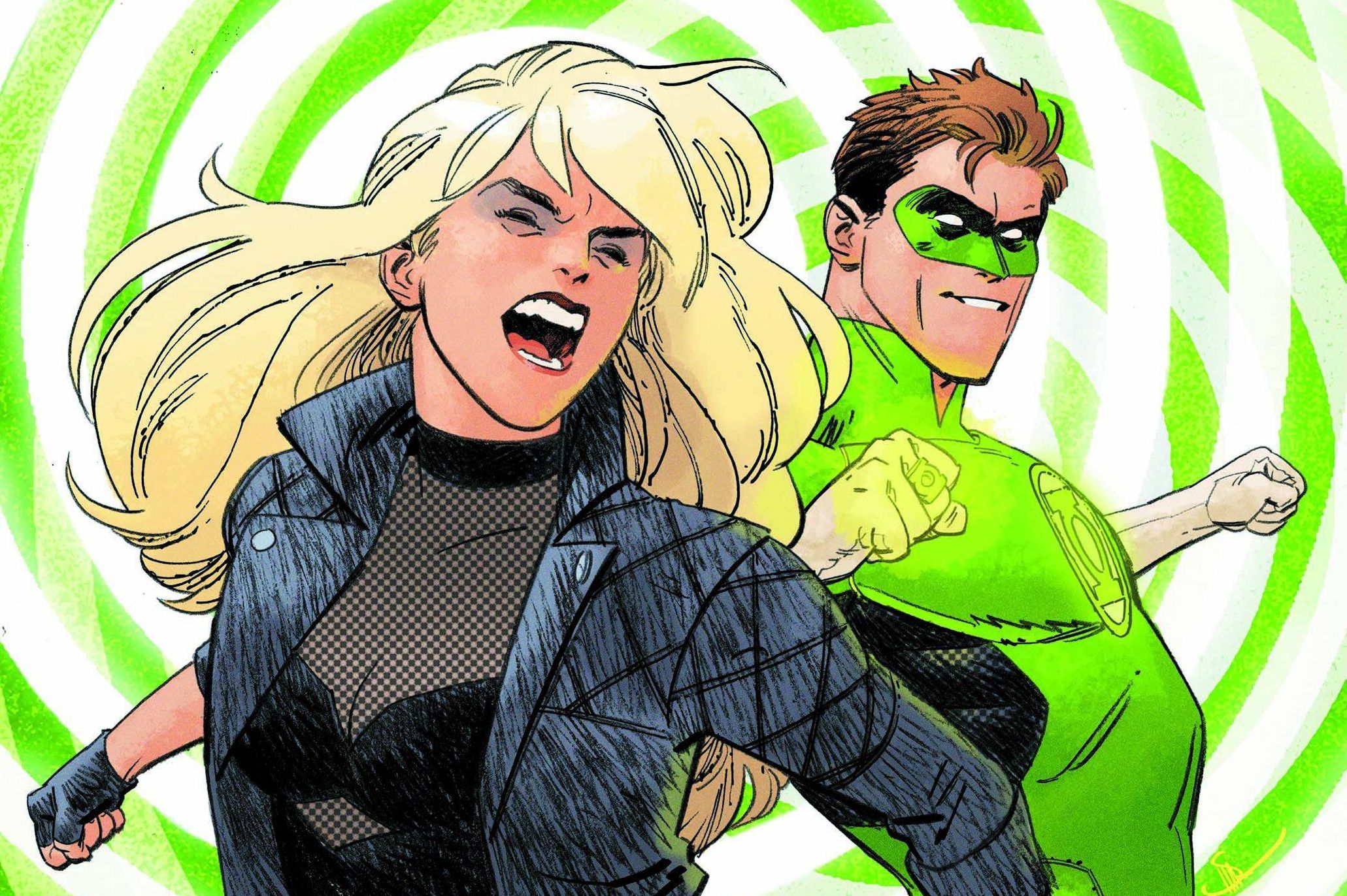 Baixar papel de parede para celular de História Em Quadrinhos, Lanterna Verde, Hal Jordan, Canário Negro gratuito.
