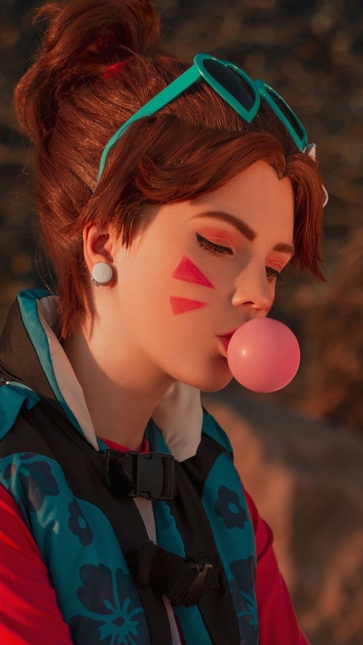 Baixar papel de parede para celular de Mulheres, Cosplay, D Va (Overwatch) gratuito.