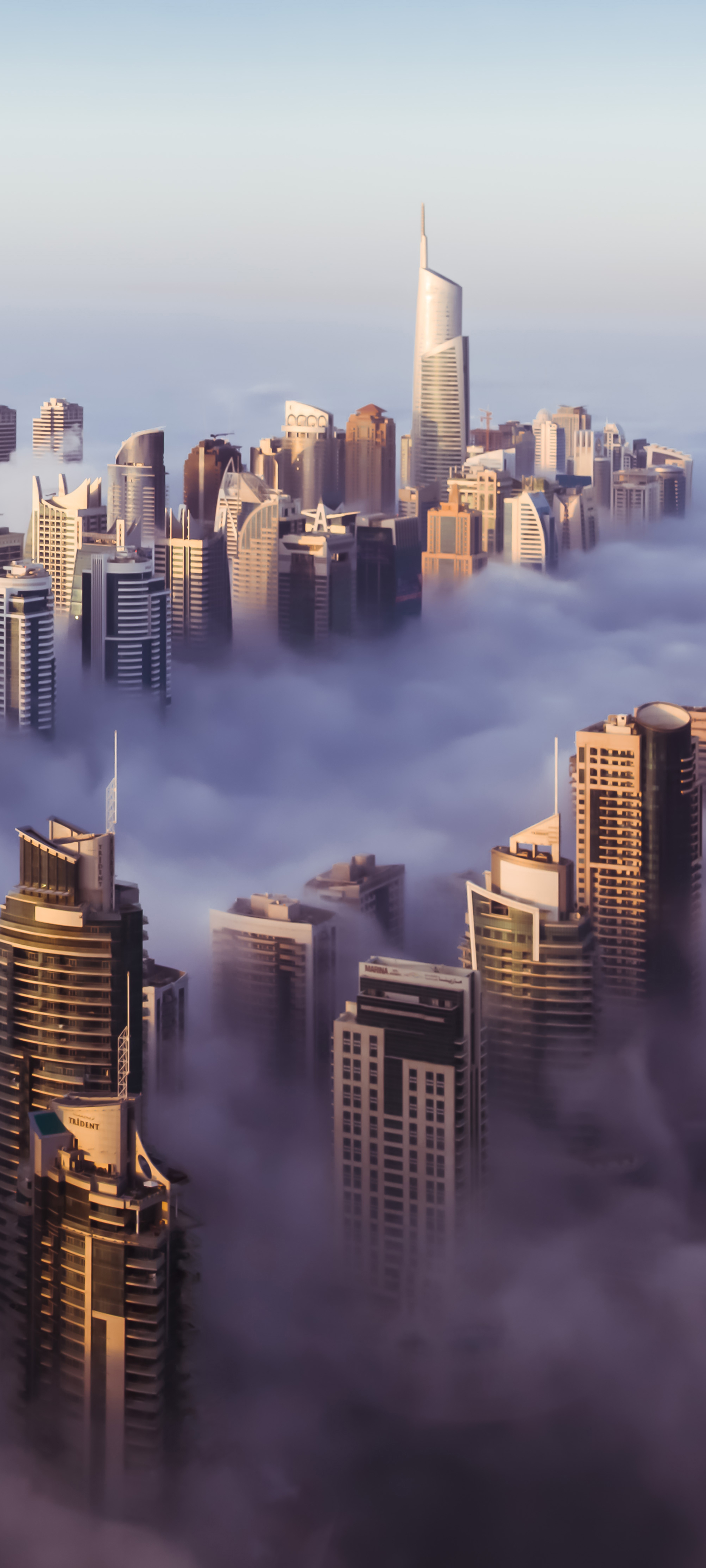 1186377 descargar fondo de pantalla hecho por el hombre, dubái, emiratos árabes unidos, avenida sheikh zayed, mañana, nube, ciudades: protectores de pantalla e imágenes gratis