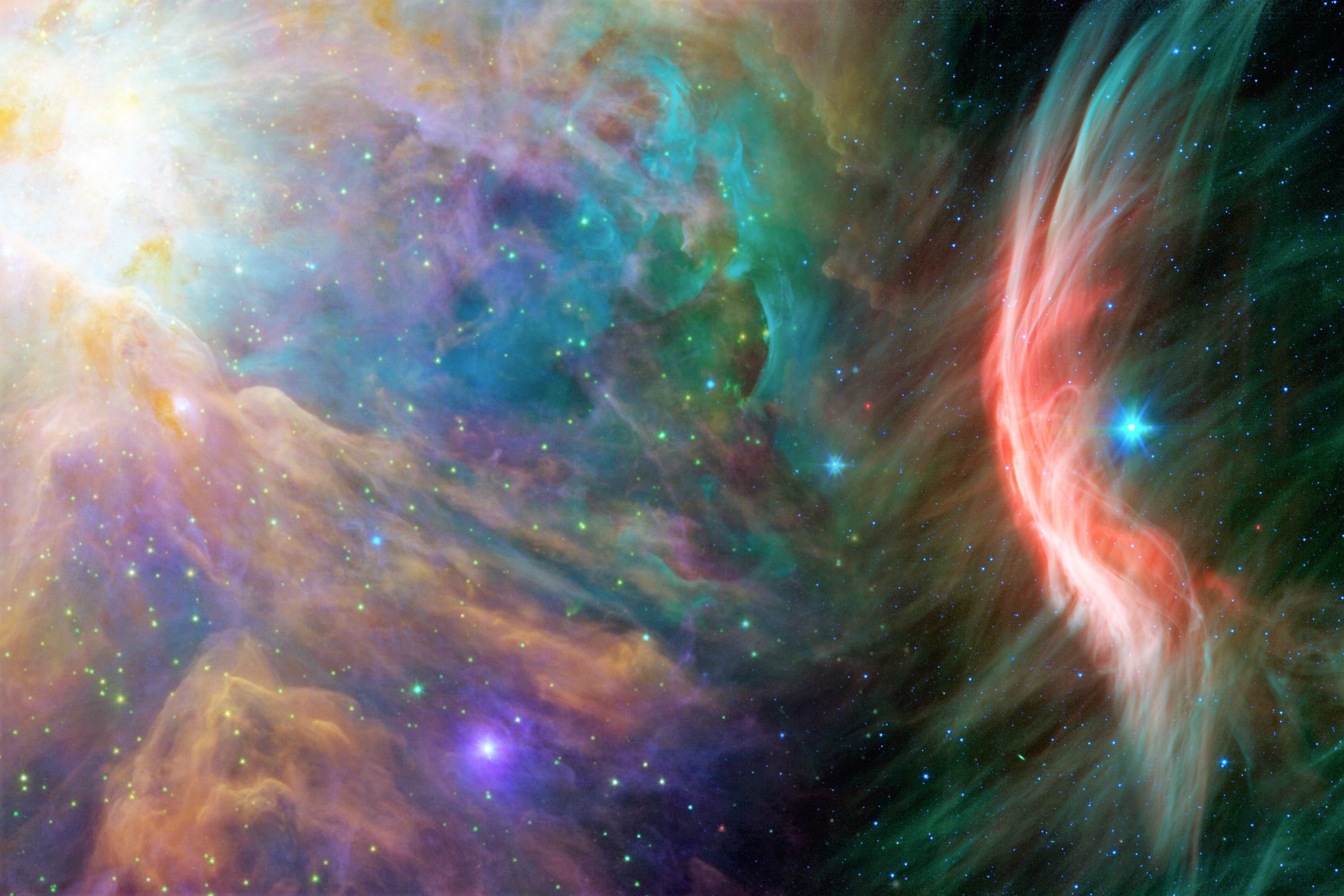 Free download wallpaper Stars, Nebula, Space, Colorful, Sci Fi on your PC desktop