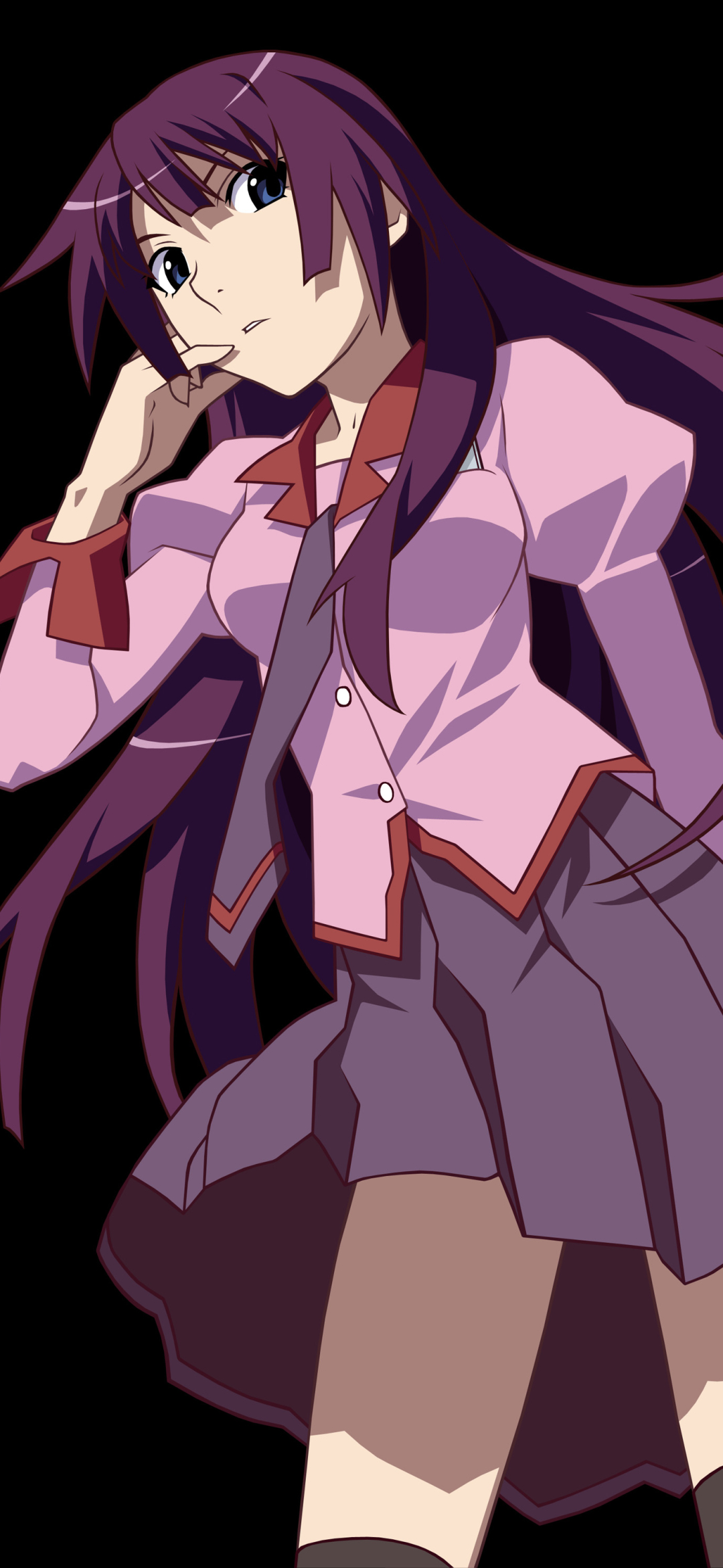 Download mobile wallpaper Anime, Monogatari (Series), Hitagi Senjōgahara for free.