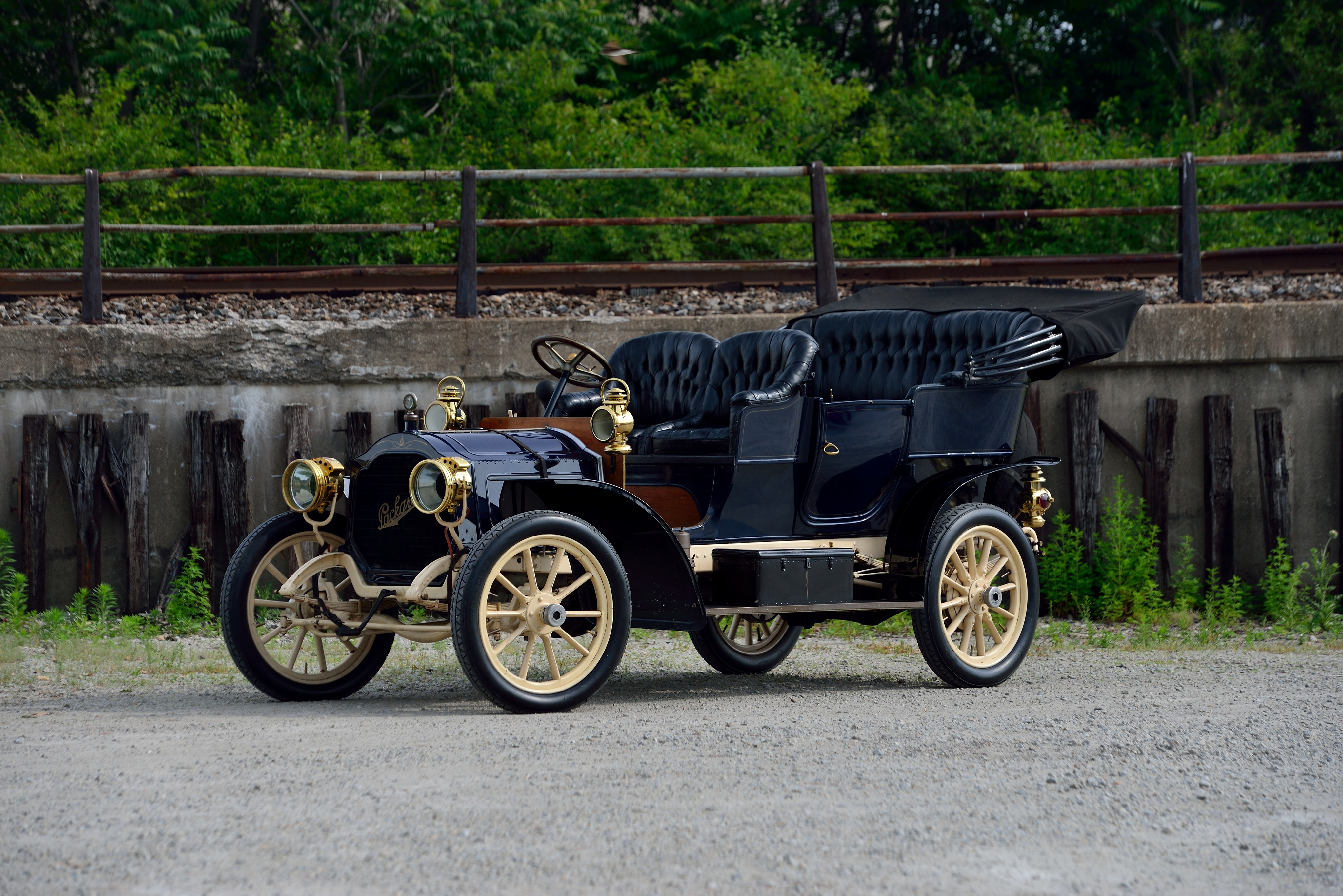 Laden Sie 1906 Packard Model S Touring 24 HD-Desktop-Hintergründe herunter