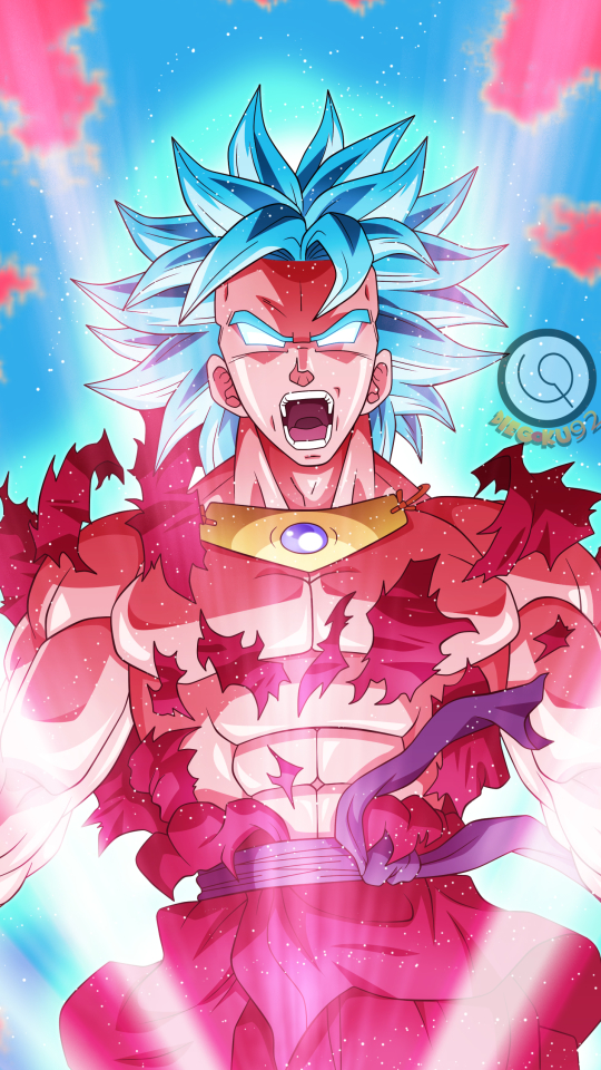 Handy-Wallpaper Dragon Ball, Animes, Broly (Dragon Ball), Dragonball Super, Super Saiyajin Blau kostenlos herunterladen.